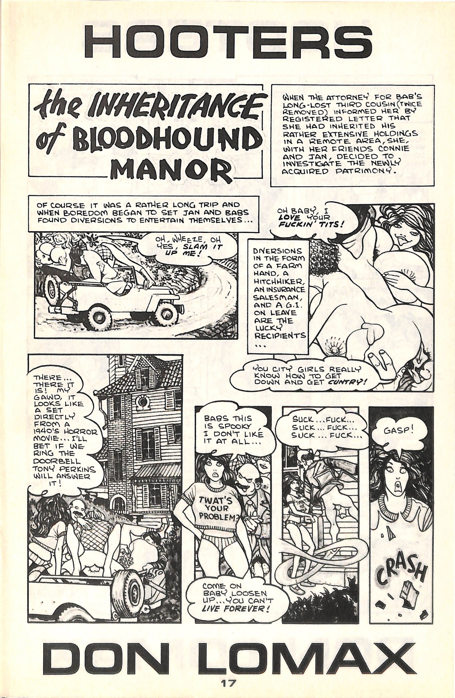 Read online Hooters comic -  Issue #3 - 21