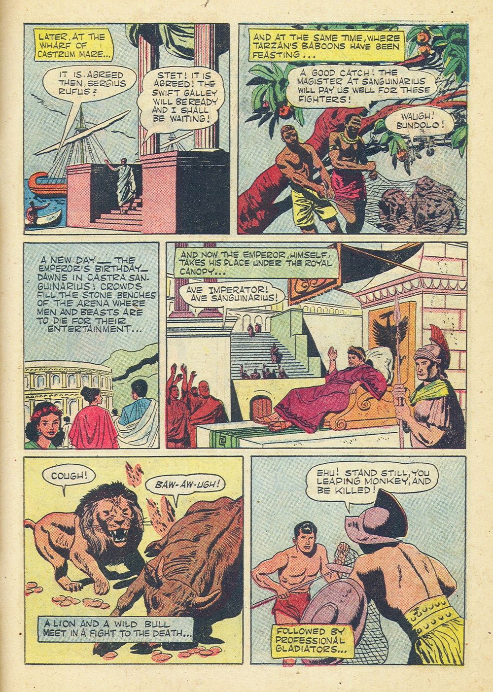 Read online Tarzan (1948) comic -  Issue #58 - 35