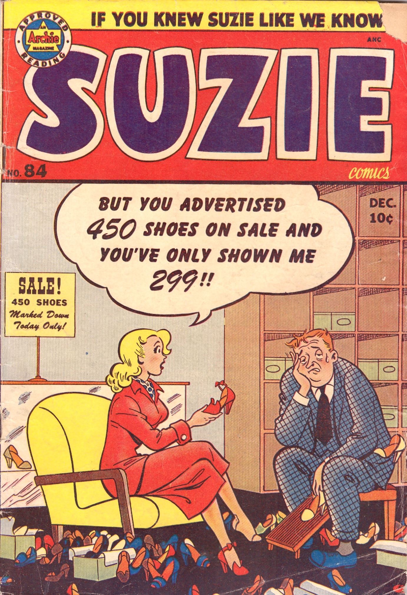 Read online Suzie Comics comic -  Issue #84 - 1