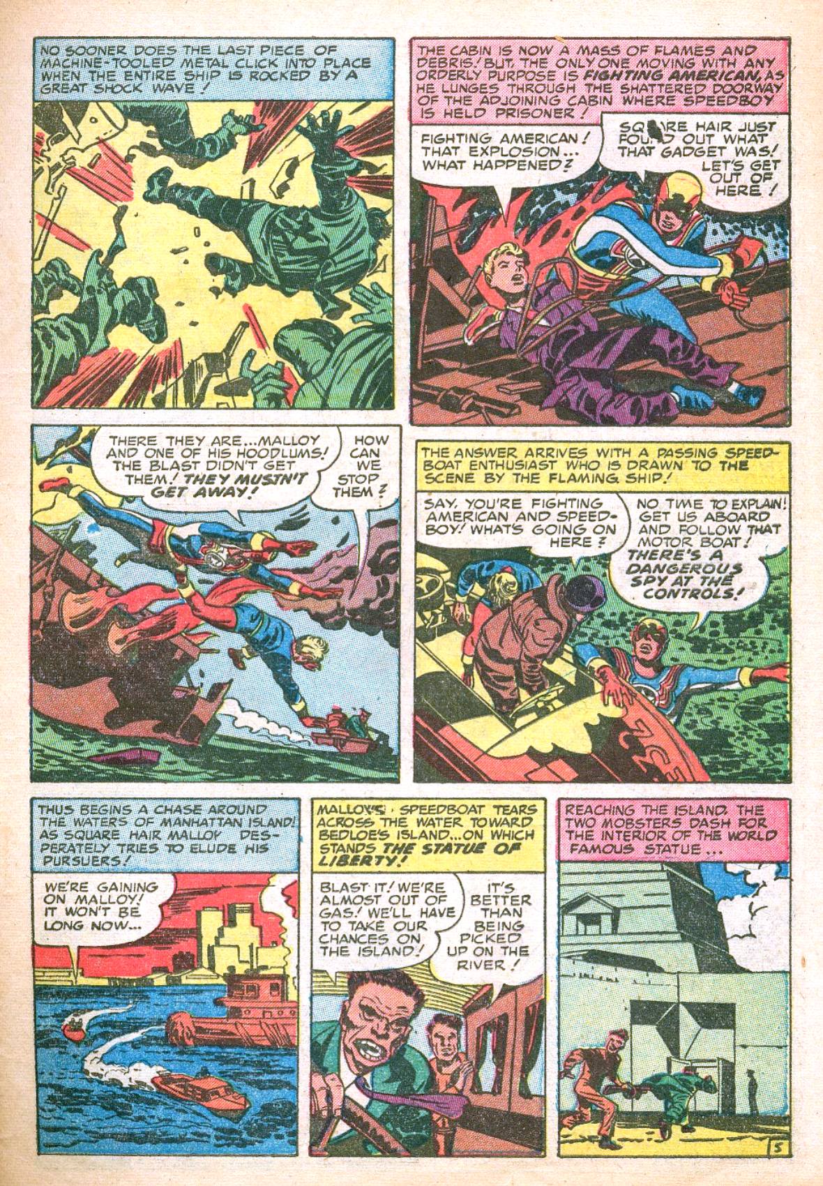 Read online Fighting American (1954) comic -  Issue #3 - 7