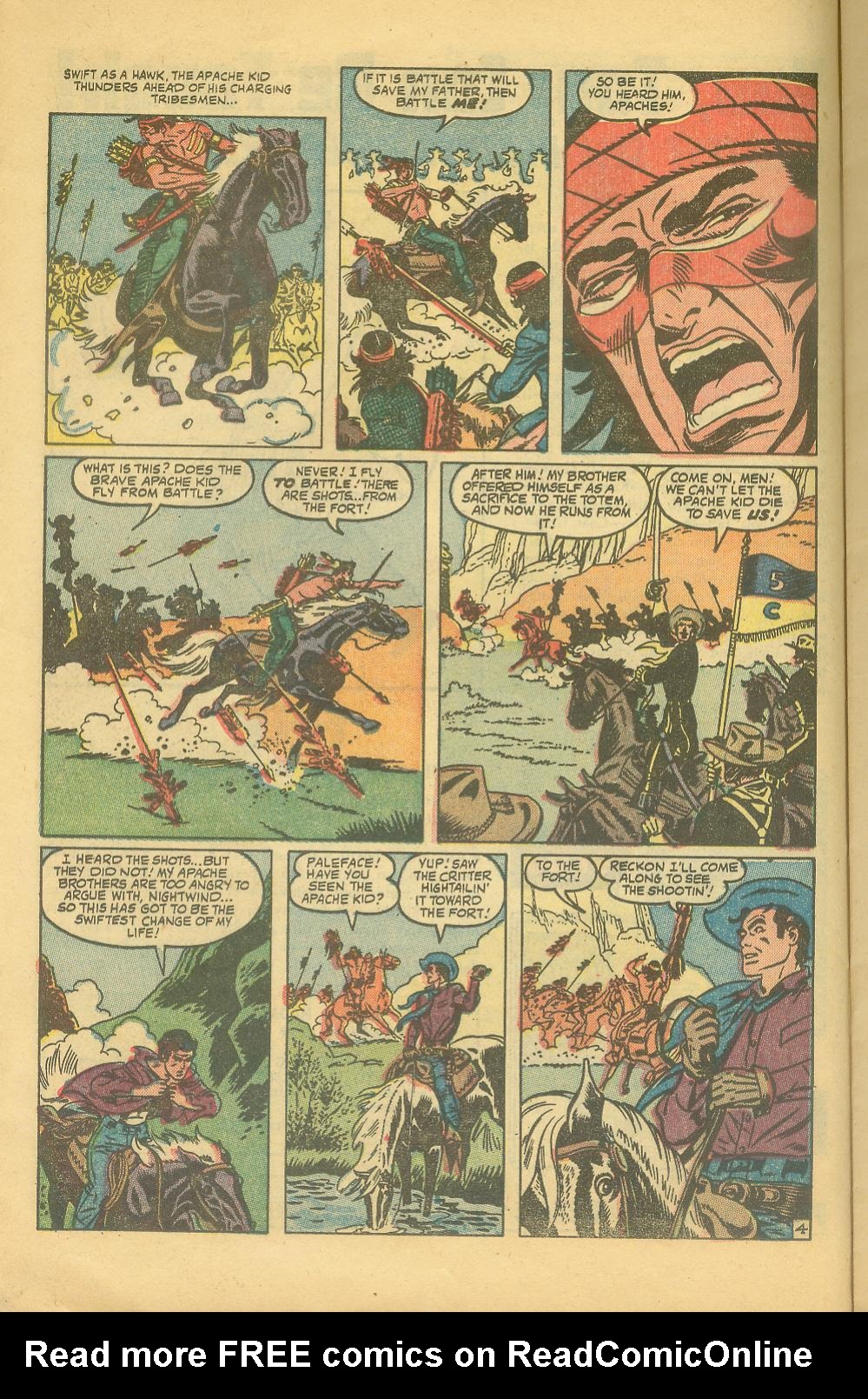 Read online Apache Kid comic -  Issue #14 - 14