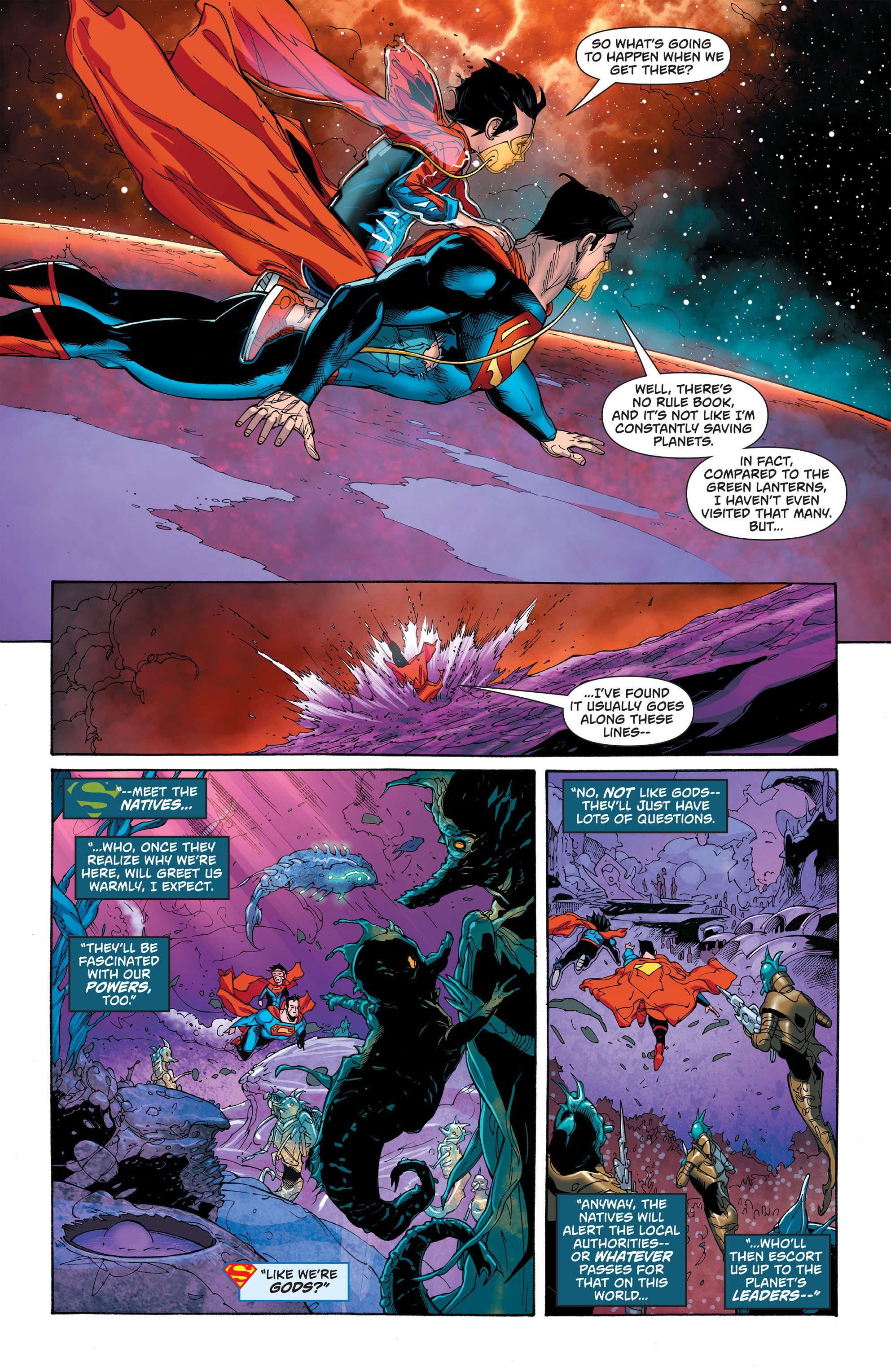 Read online Superman: Rebirth Deluxe Edition comic -  Issue # TPB 4 (Part 1) - 80
