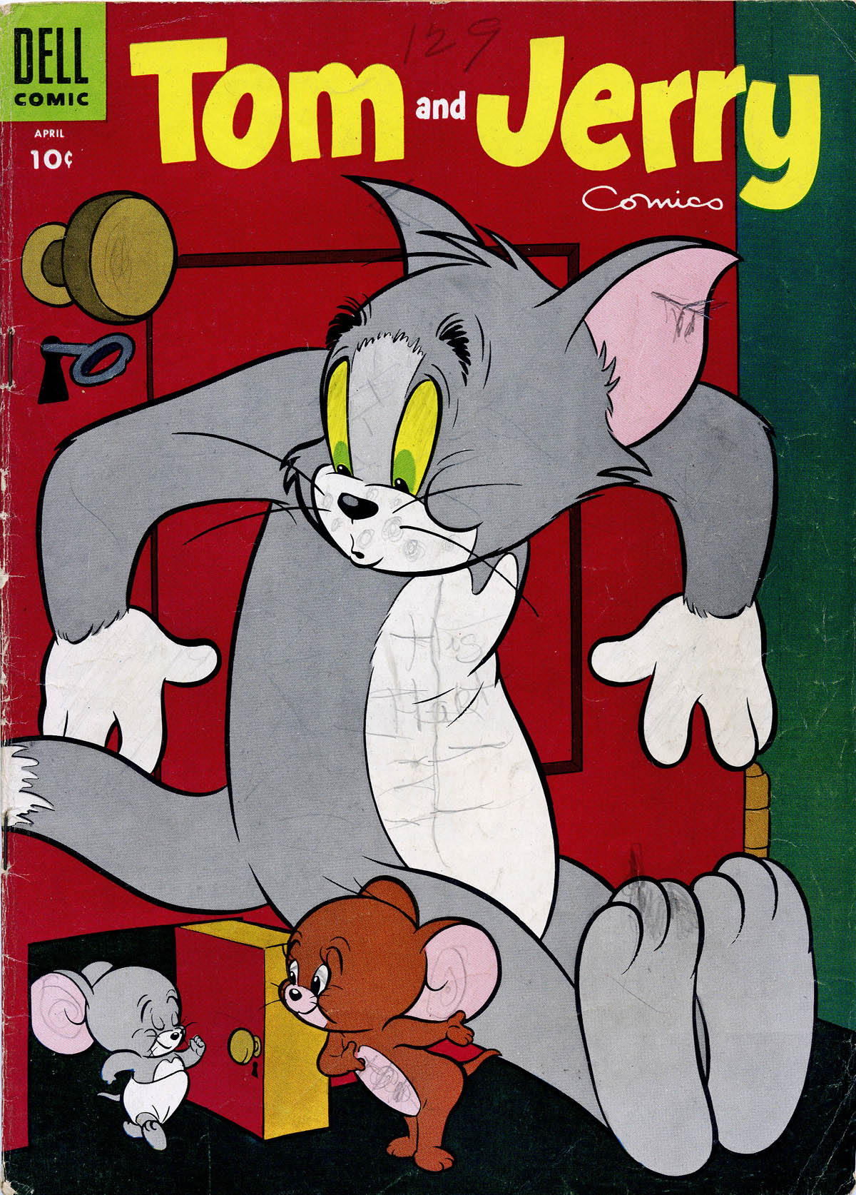 Read online Tom & Jerry Comics comic -  Issue #129 - 1