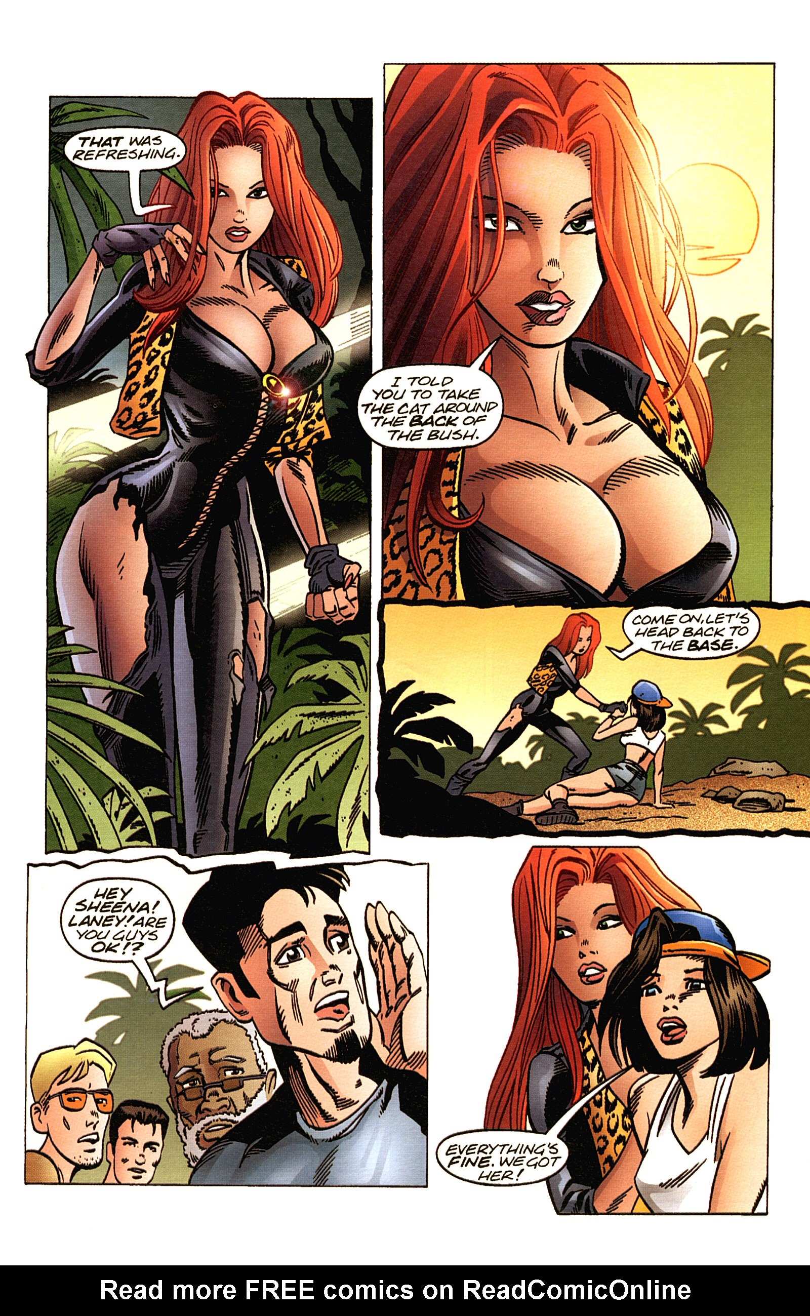Read online Sheena Queen of the Jungle (1998) comic -  Issue #0 - 10