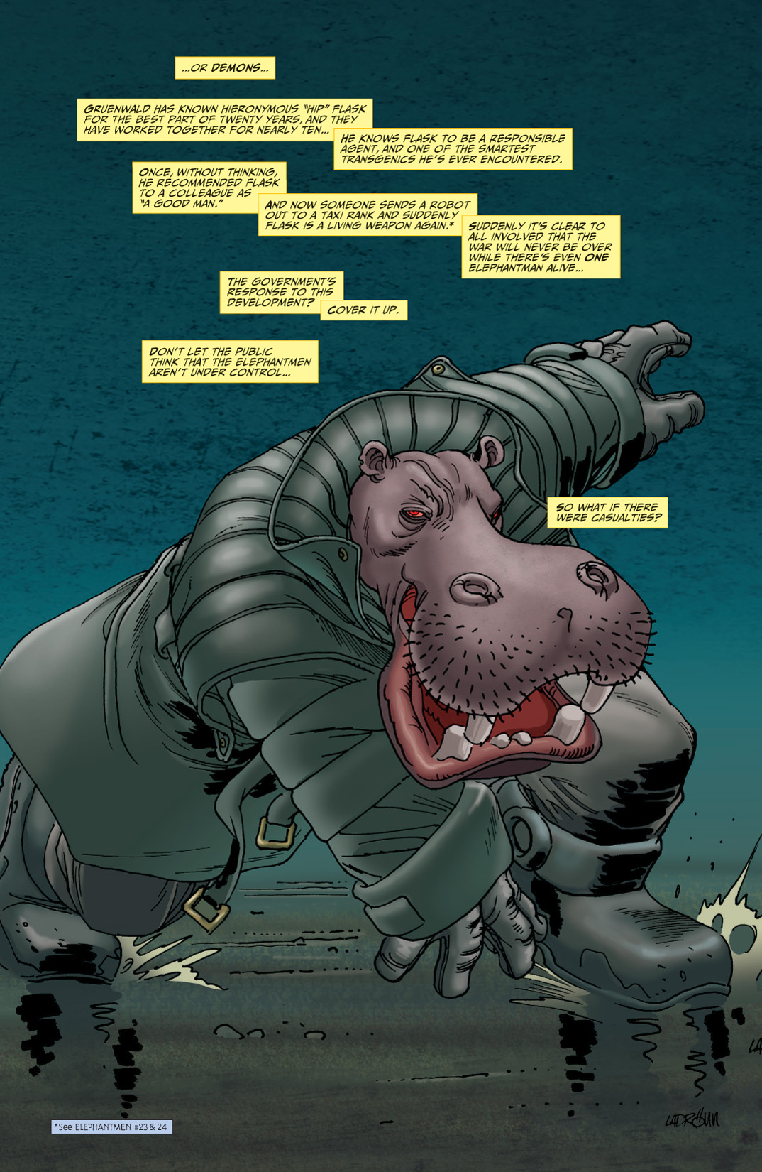 Read online Elephantmen comic -  Issue #25 - 18