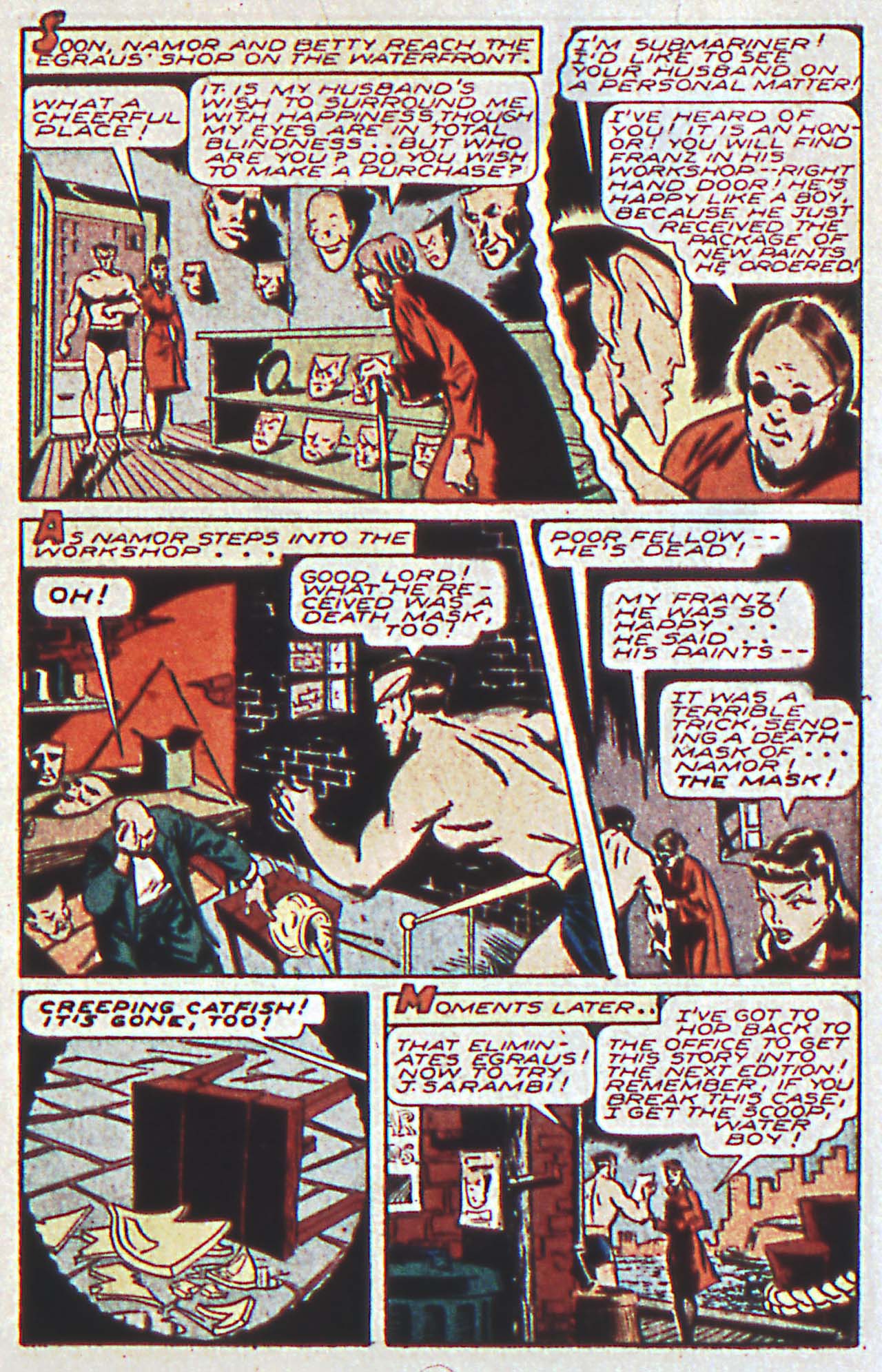Read online Sub-Mariner Comics comic -  Issue #18 - 7