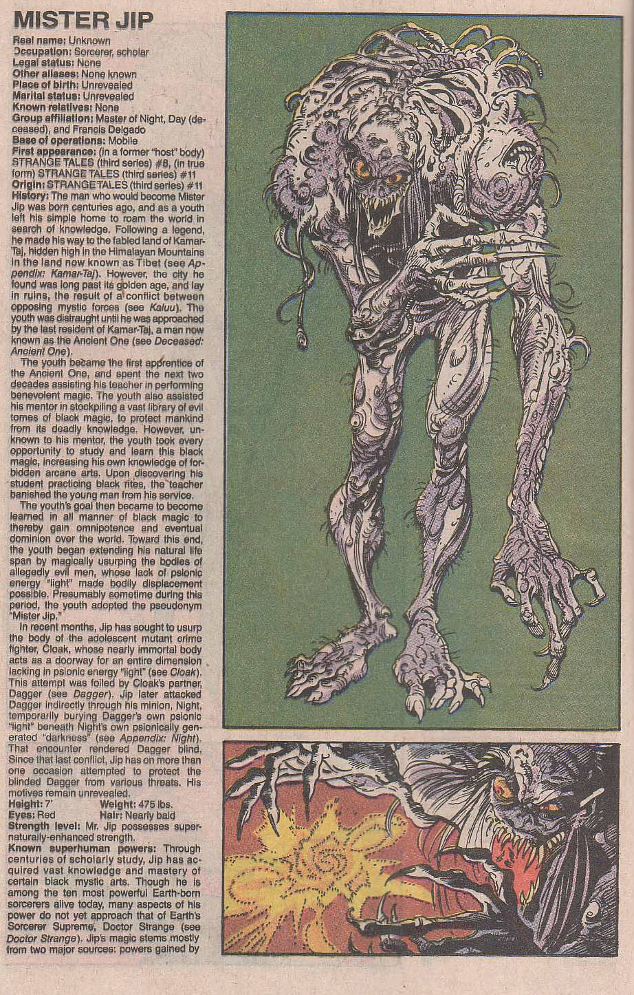 Read online The Official Handbook of the Marvel Universe: Update '89 comic -  Issue #5 - 13