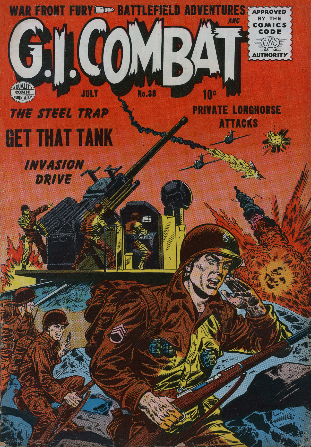 Read online G.I. Combat (1952) comic -  Issue #38 - 1
