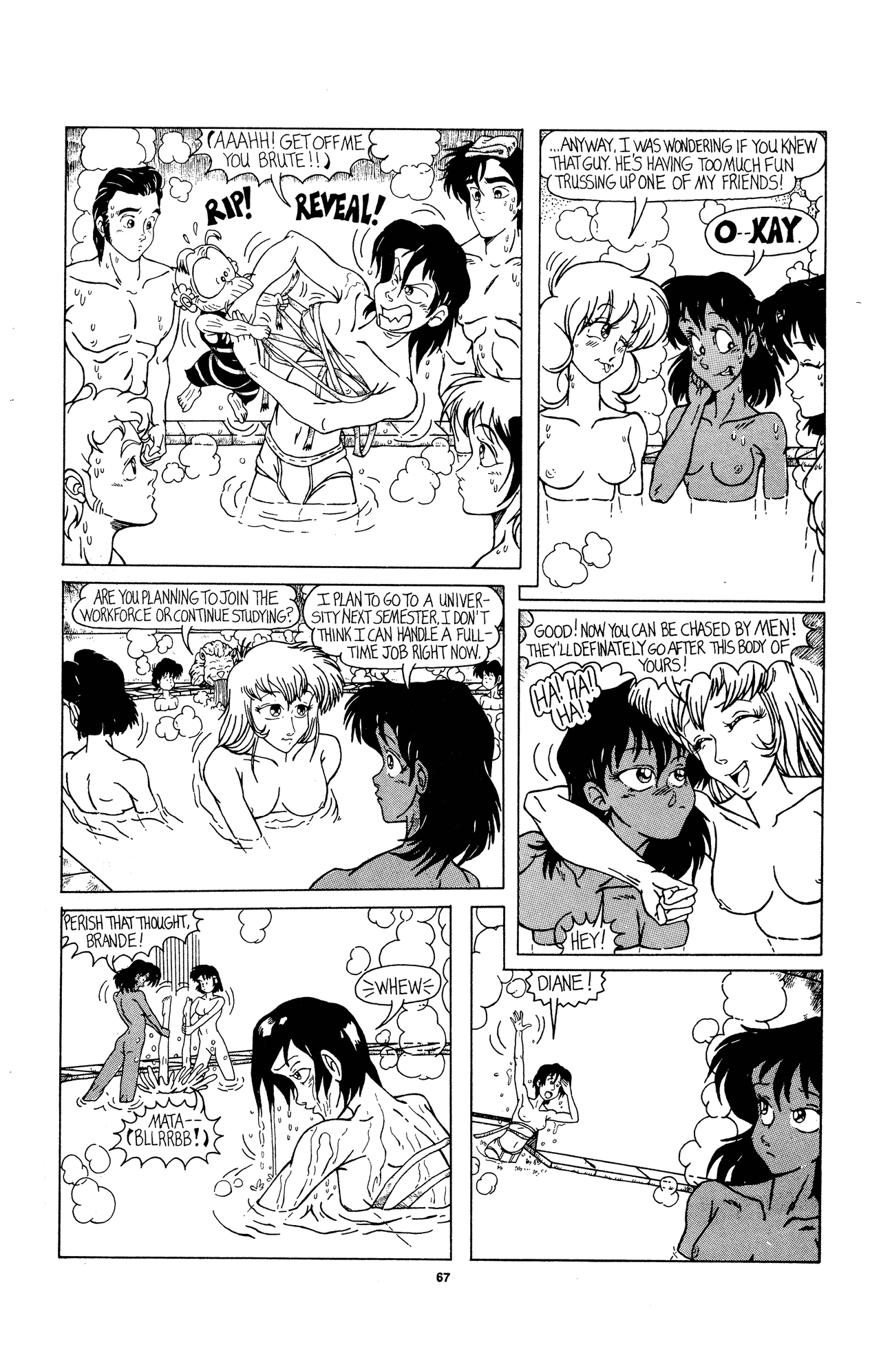 Read online Girls of Ninja High School comic -  Issue #2 - 67