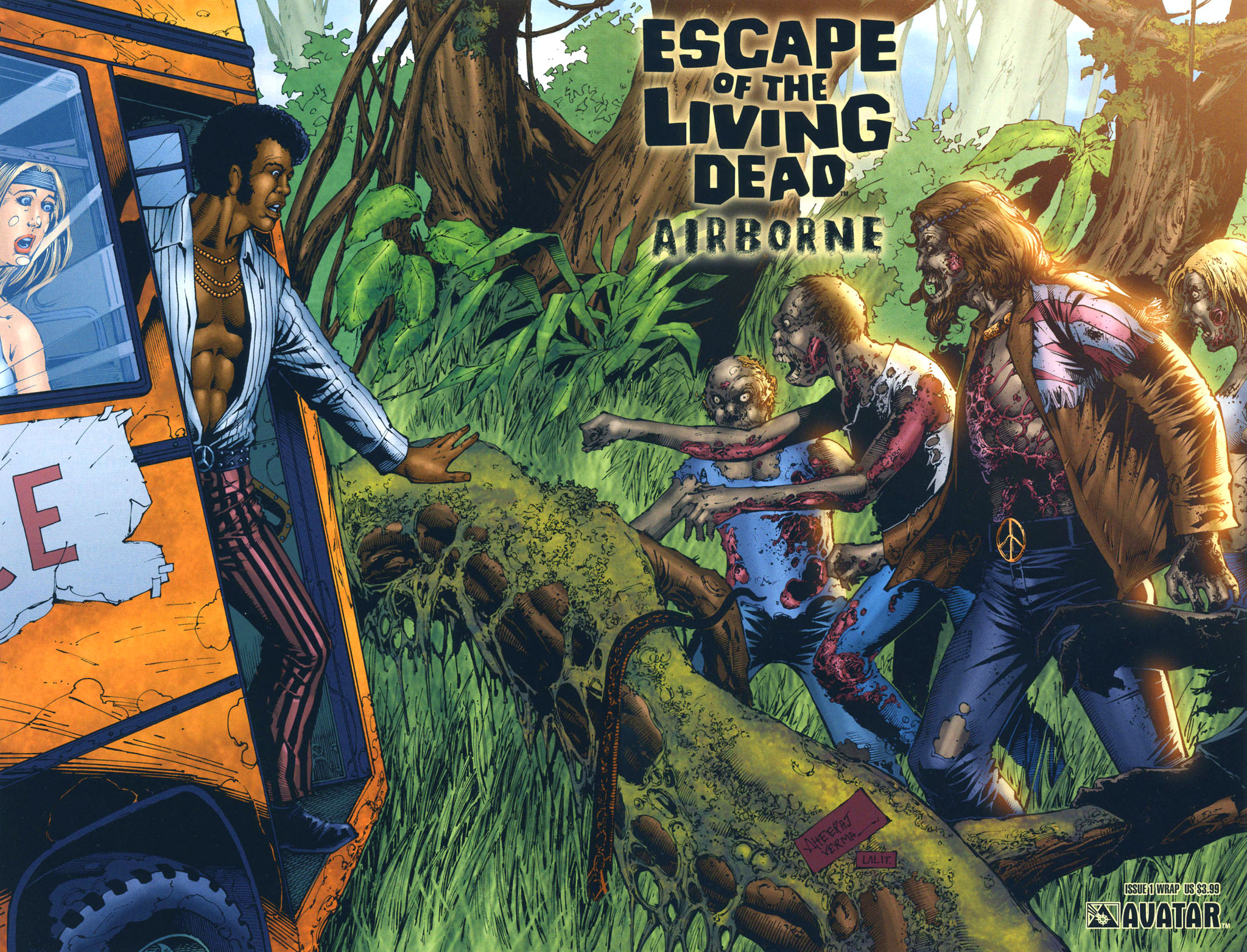 Read online Escape of the Living Dead: Airborne comic -  Issue #1 - 1
