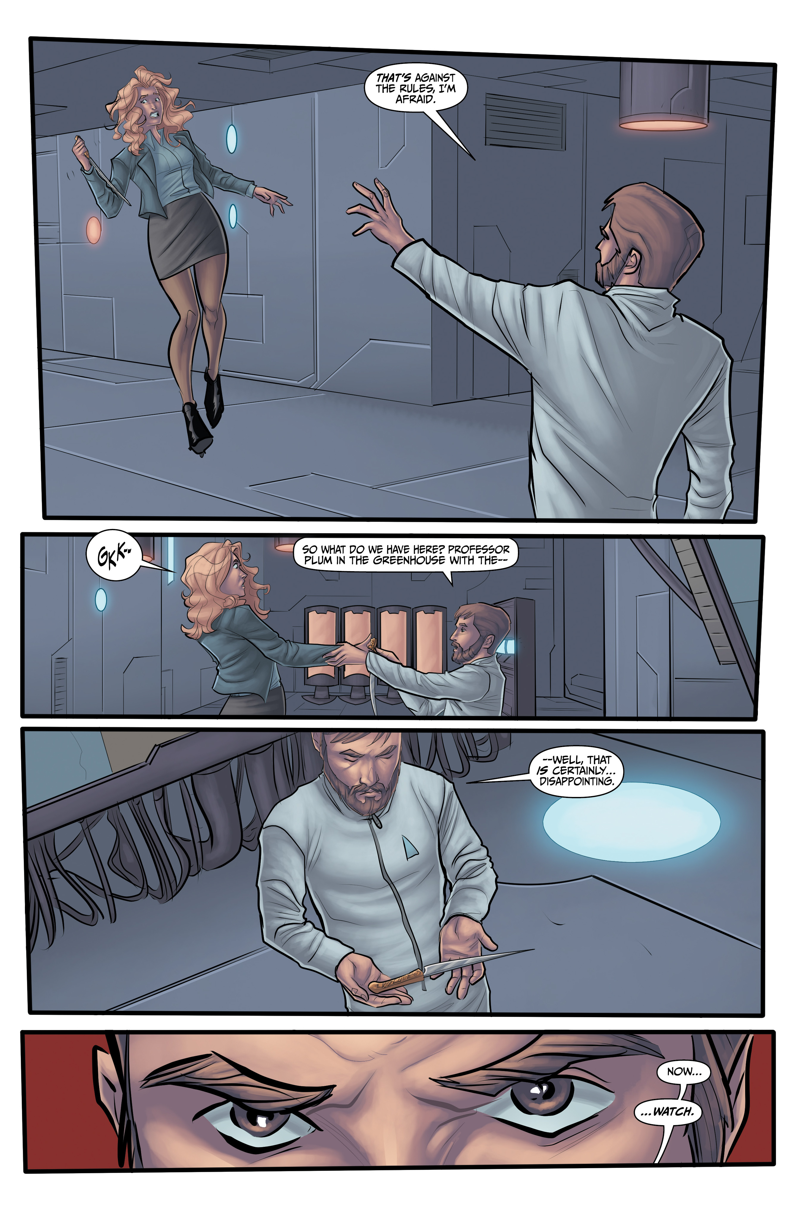 Read online Morning Glories comic -  Issue #50 - 33