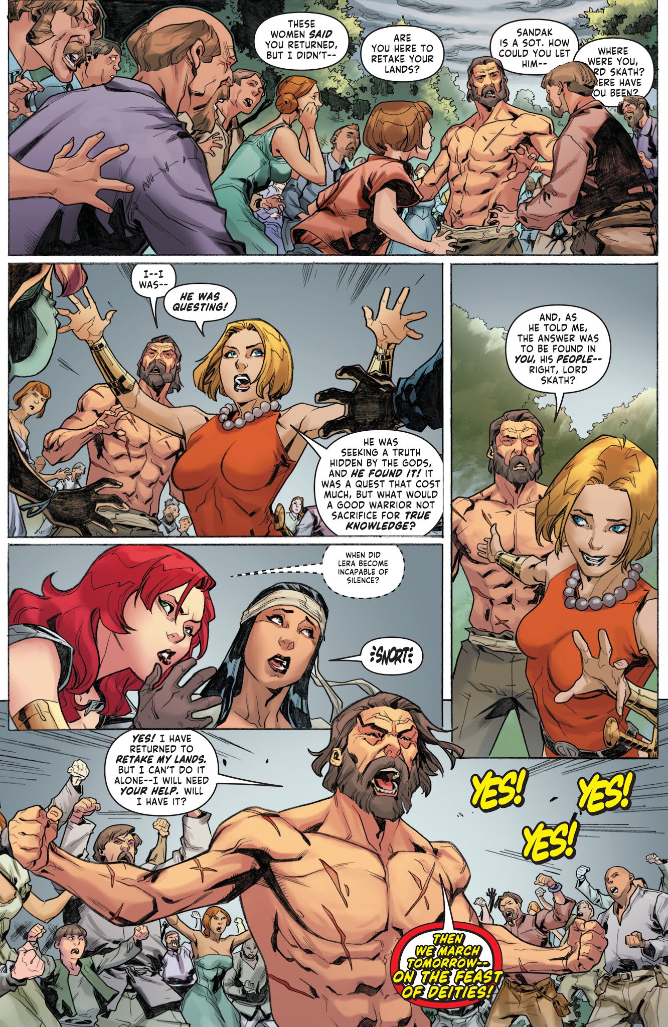 Read online Red Sonja Vol. 4 comic -  Issue #20 - 21