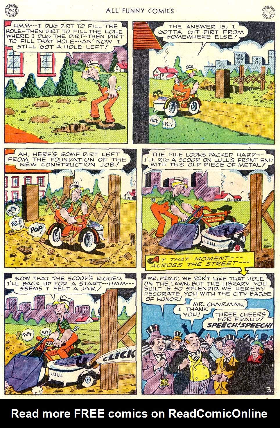Read online All Funny Comics comic -  Issue #15 - 38