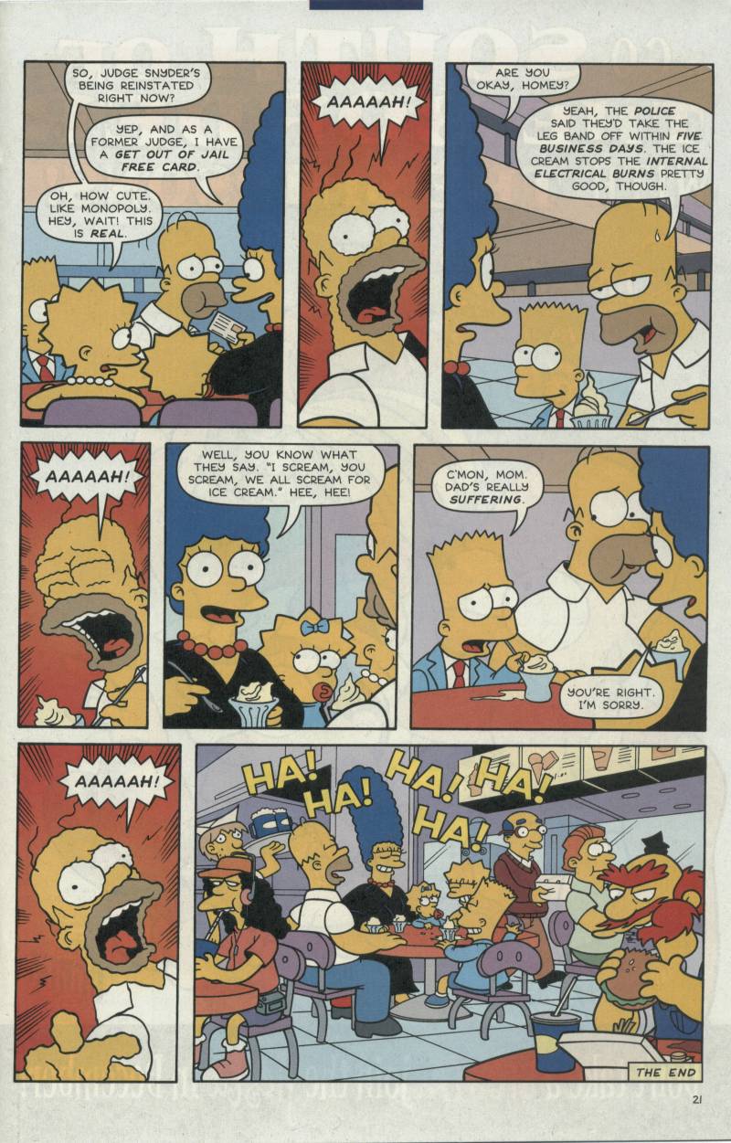 Read online Simpsons Comics comic -  Issue #64 - 22