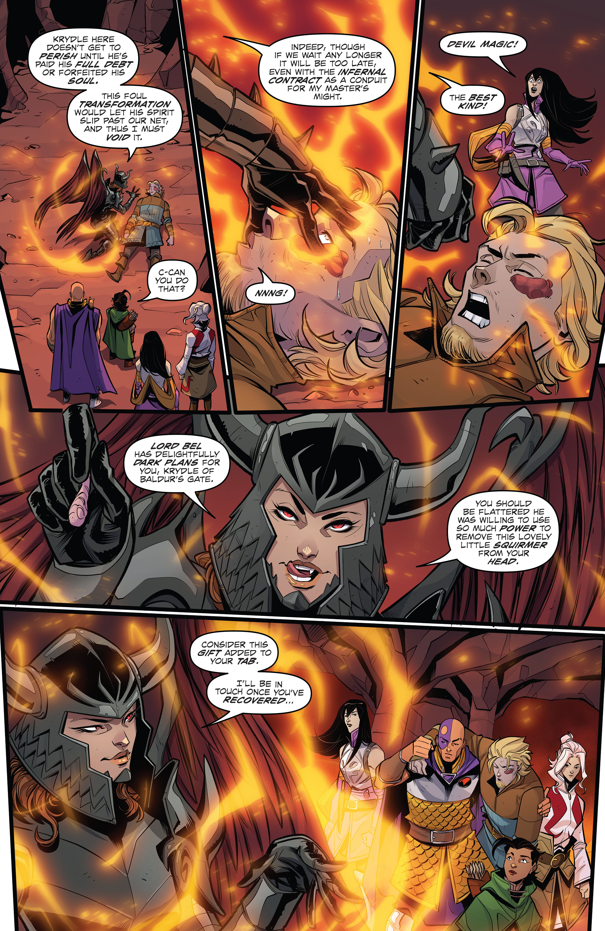 Read online Dungeons and Dragons Mindbreaker comic -  Issue #5 - 19