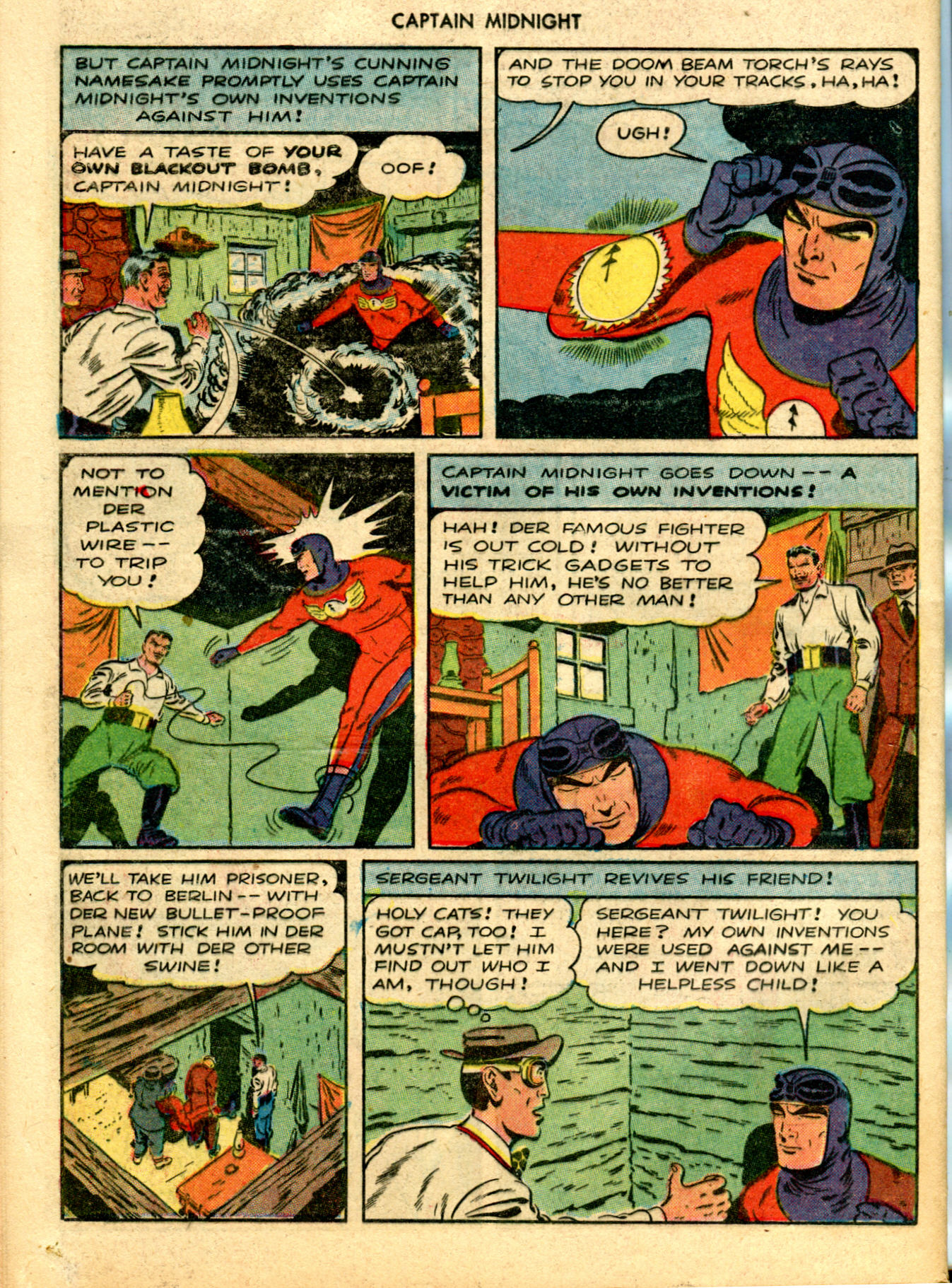 Read online Captain Midnight (1942) comic -  Issue #18 - 44