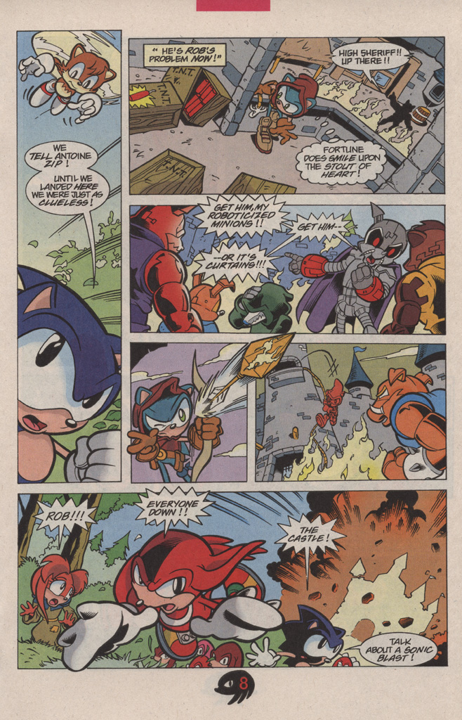 Read online Knuckles the Echidna comic -  Issue #12 - 13