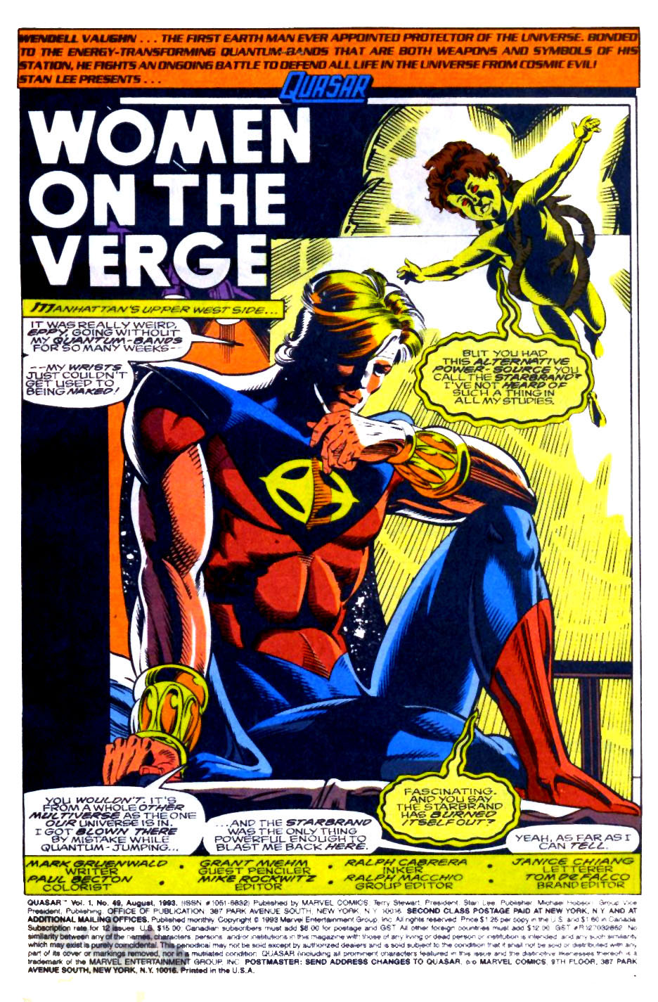 Read online Quasar comic -  Issue #49 - 2