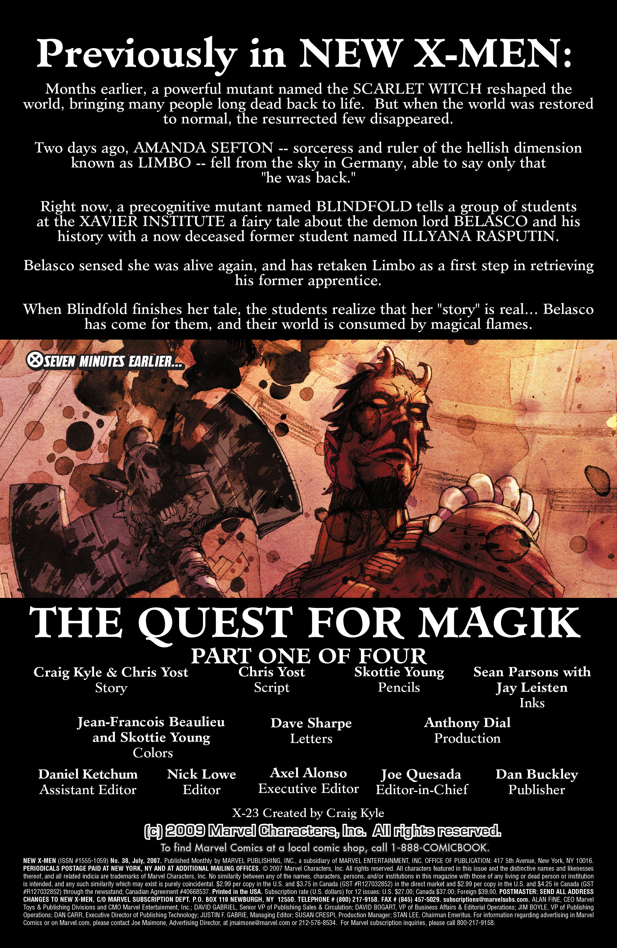 Read online New X-Men (2004) comic -  Issue #38 - 2
