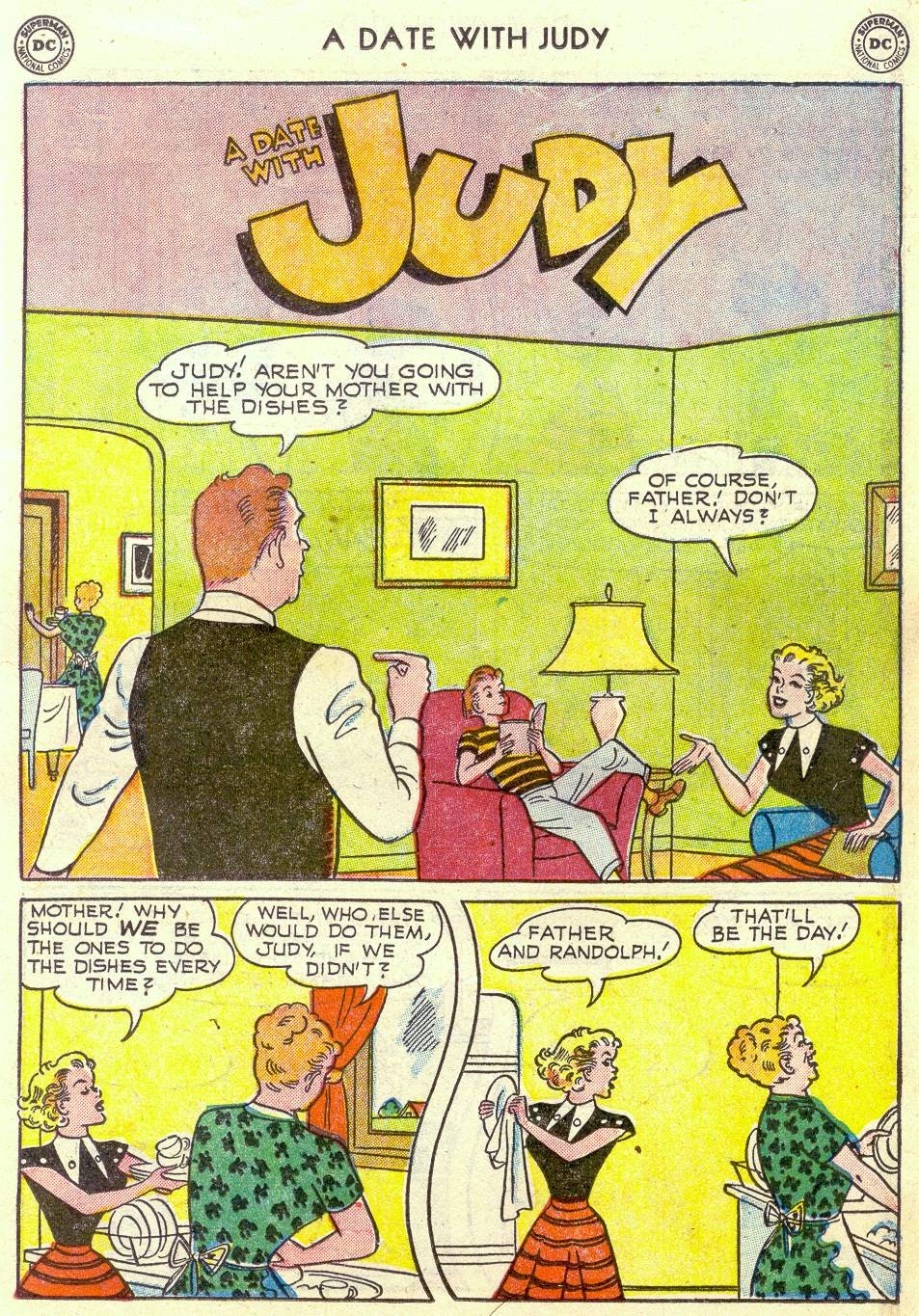 Read online A Date with Judy comic -  Issue #28 - 13