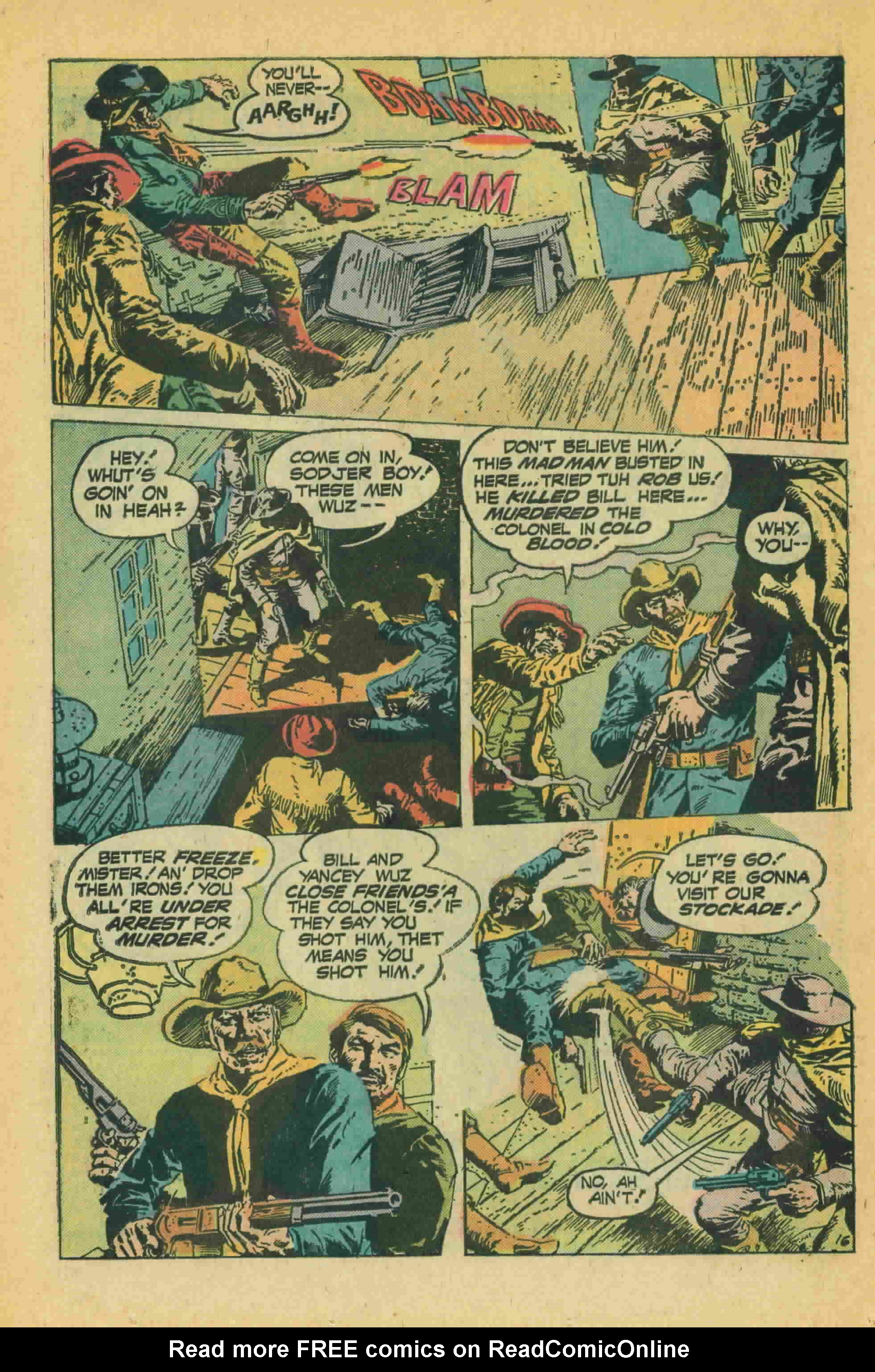 Read online Weird Western Tales (1972) comic -  Issue #25 - 17