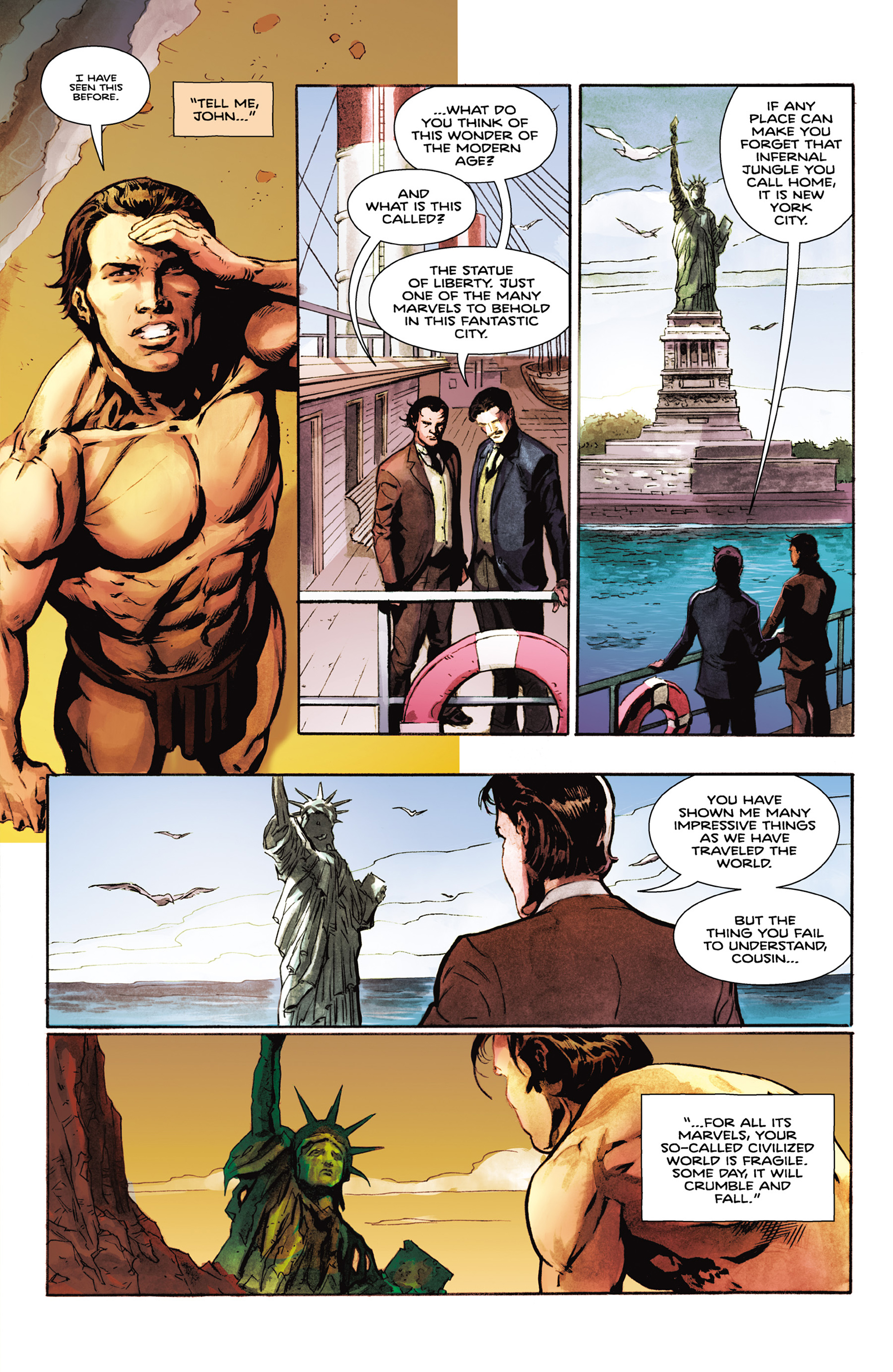 Read online Tarzan On the Planet of the Apes comic -  Issue #4 - 15