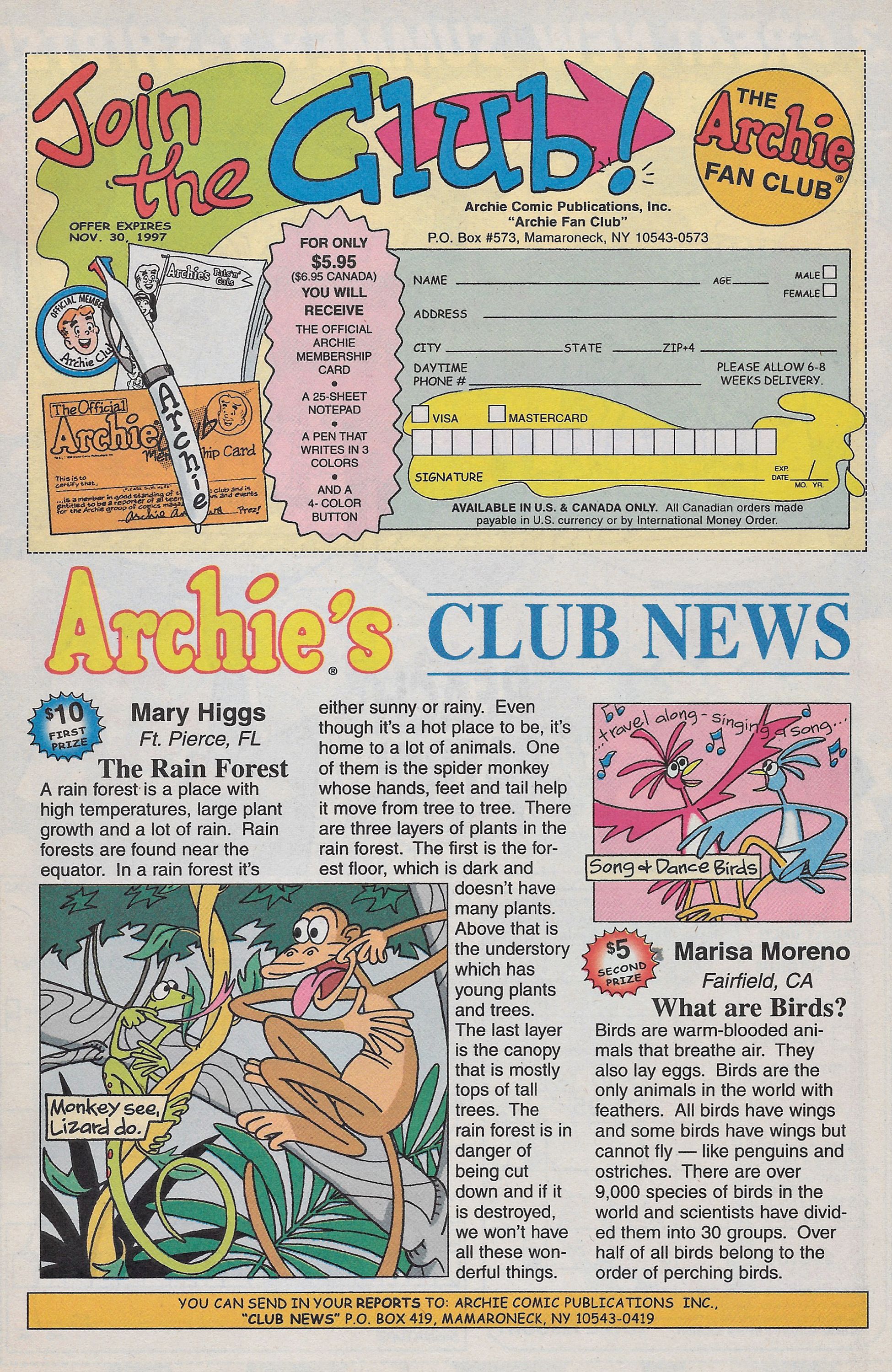 Read online Archie & Friends (1992) comic -  Issue #26 - 27