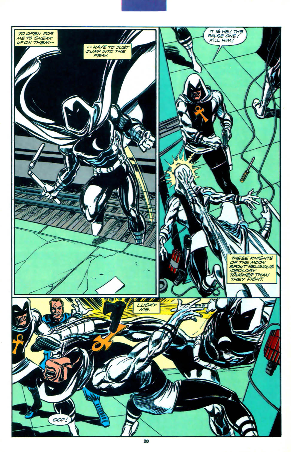 Read online Marc Spector: Moon Knight comic -  Issue #25 - 18