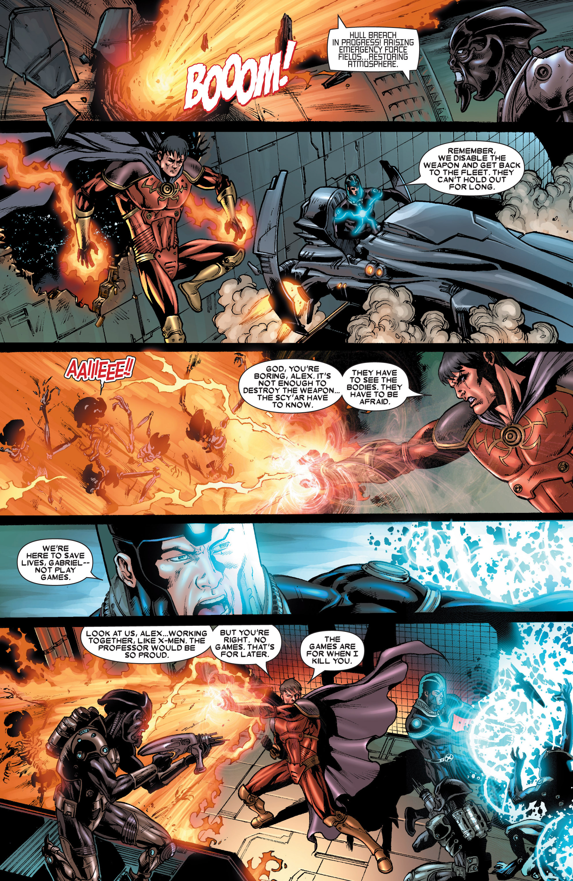 Read online X-Men: Emperor Vulcan comic -  Issue #4 - 9