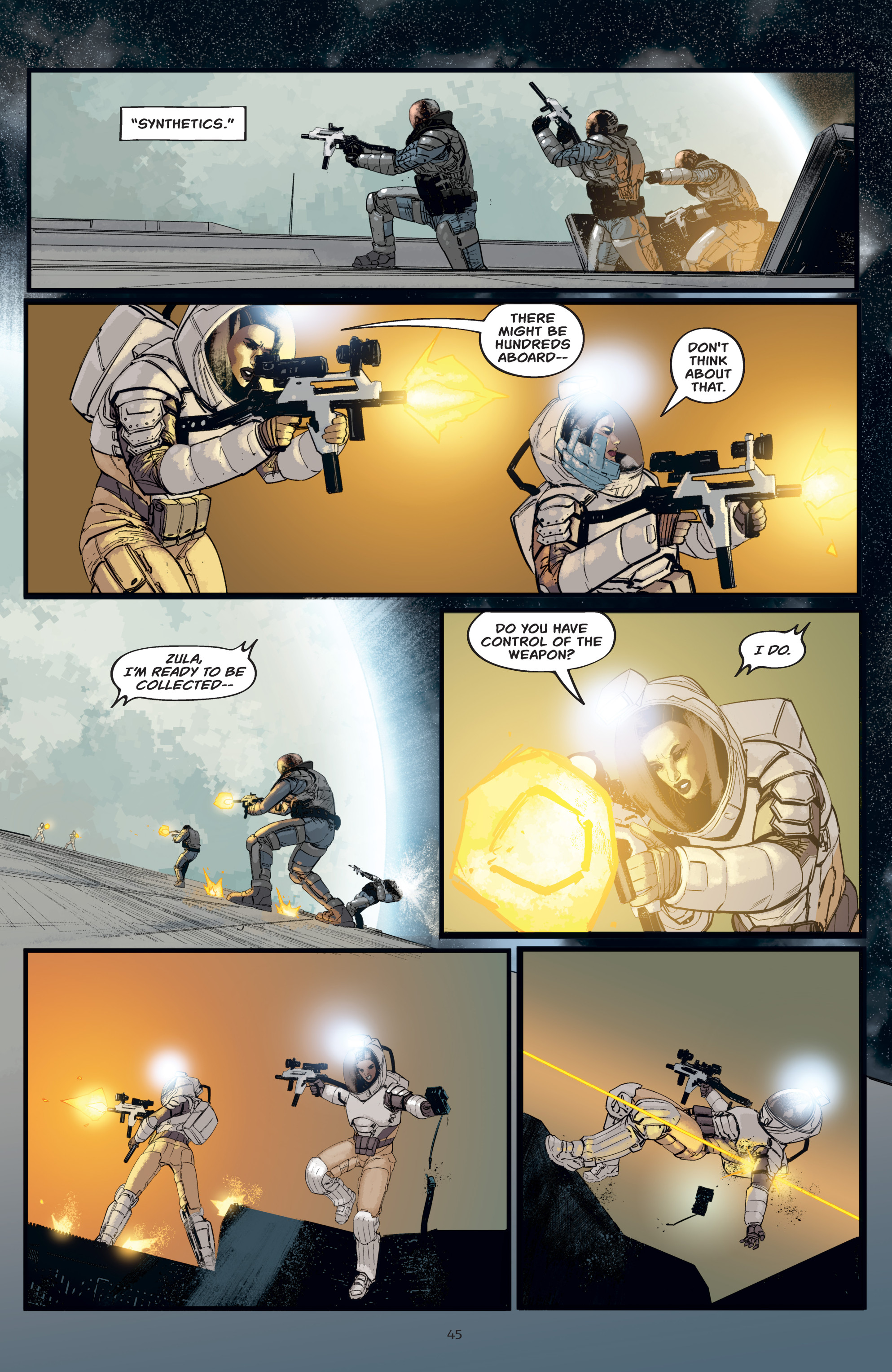 Read online Aliens: Resistance comic -  Issue # _TPB - 45