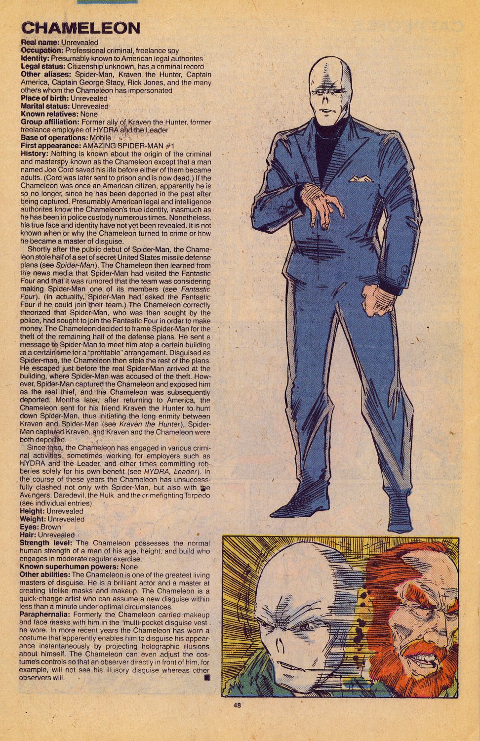 Read online The Official Handbook of the Marvel Universe: Update '89 comic -  Issue #1 - 51