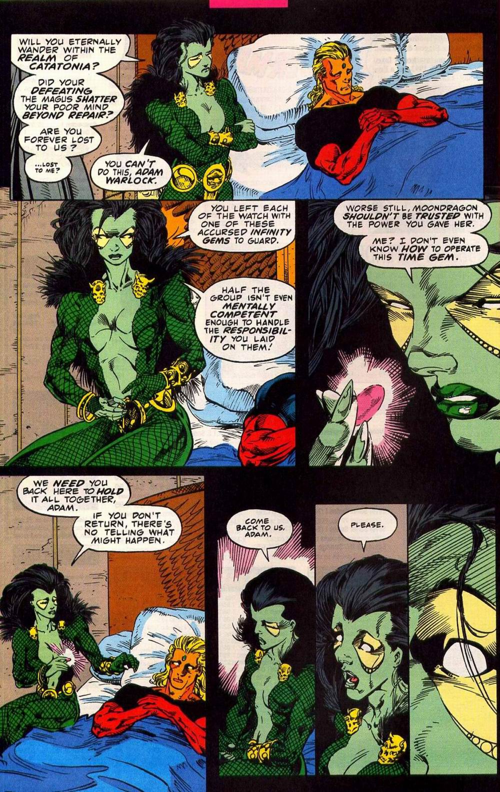 Read online Warlock and the Infinity Watch comic -  Issue #12 - 12