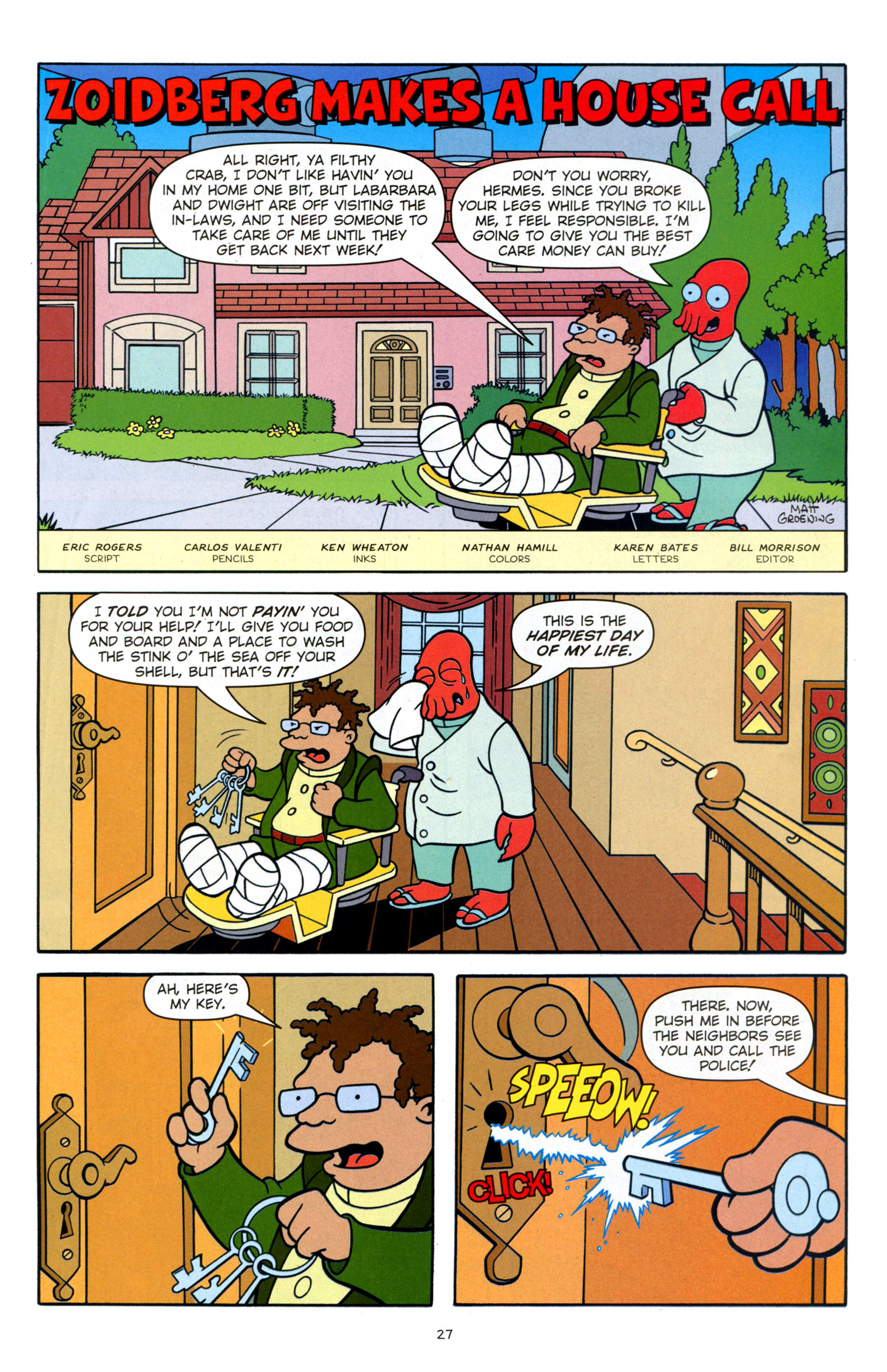 Read online Futurama Comics comic -  Issue #57 - 24