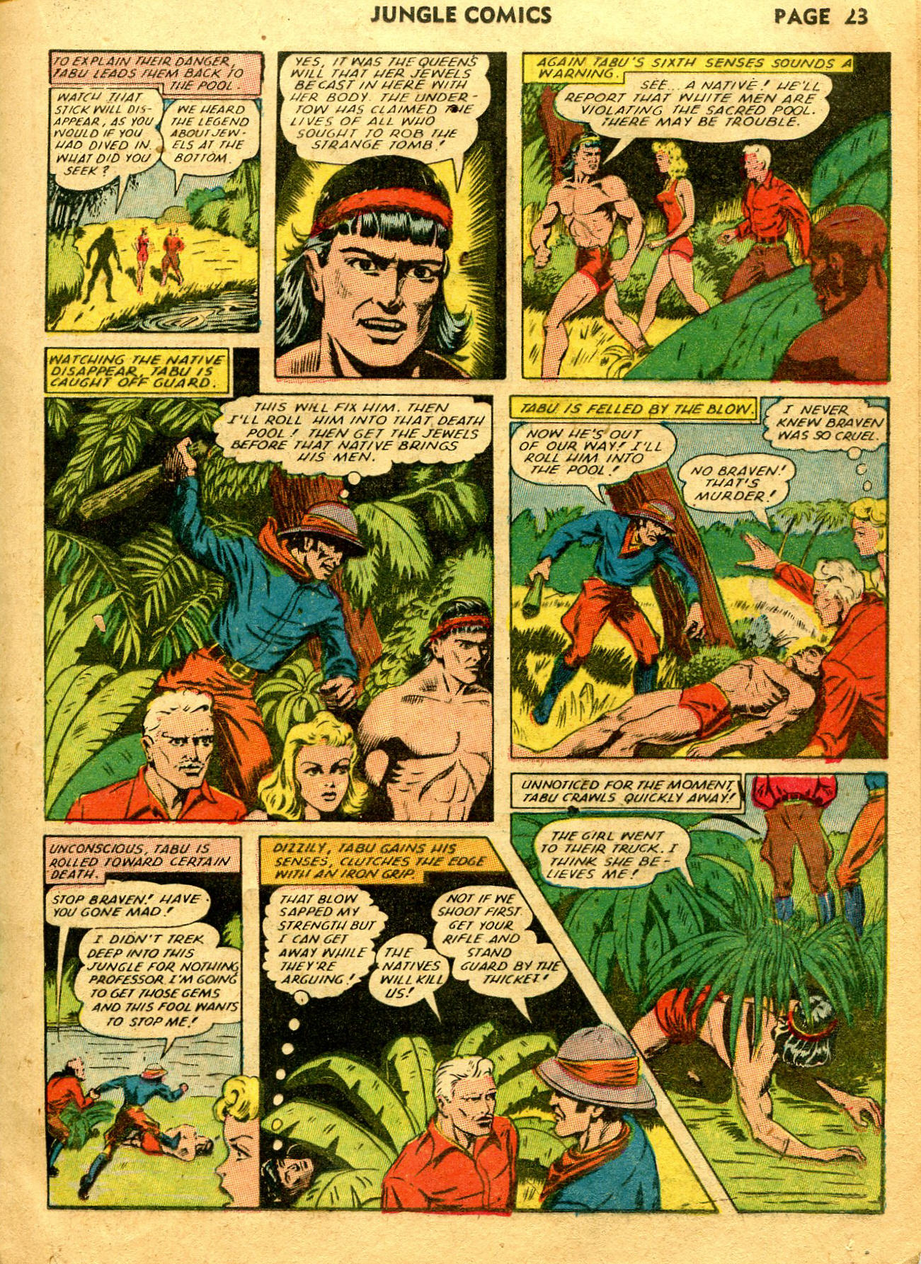 Read online Jungle Comics comic -  Issue #33 - 25