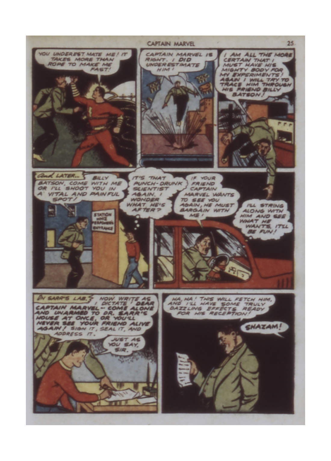 Read online Captain Marvel Adventures comic -  Issue #7 - 25
