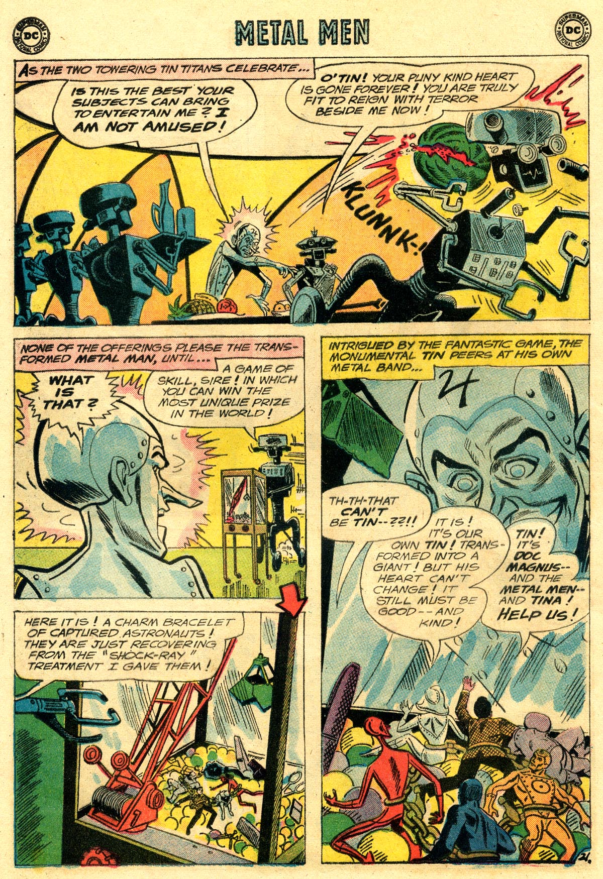 Read online Metal Men (1963) comic -  Issue #4 - 28