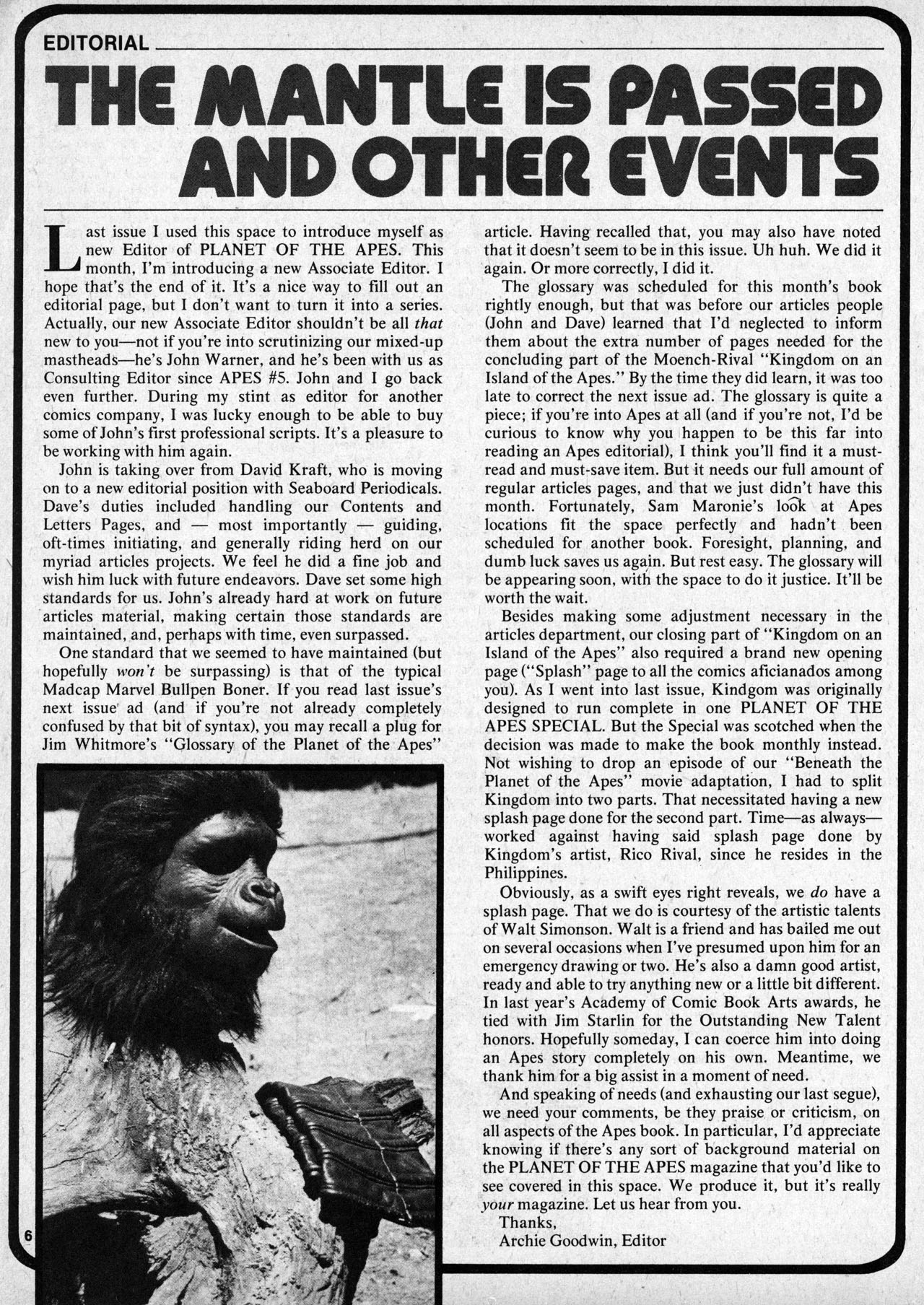 Read online Planet of the Apes comic -  Issue #10 - 6