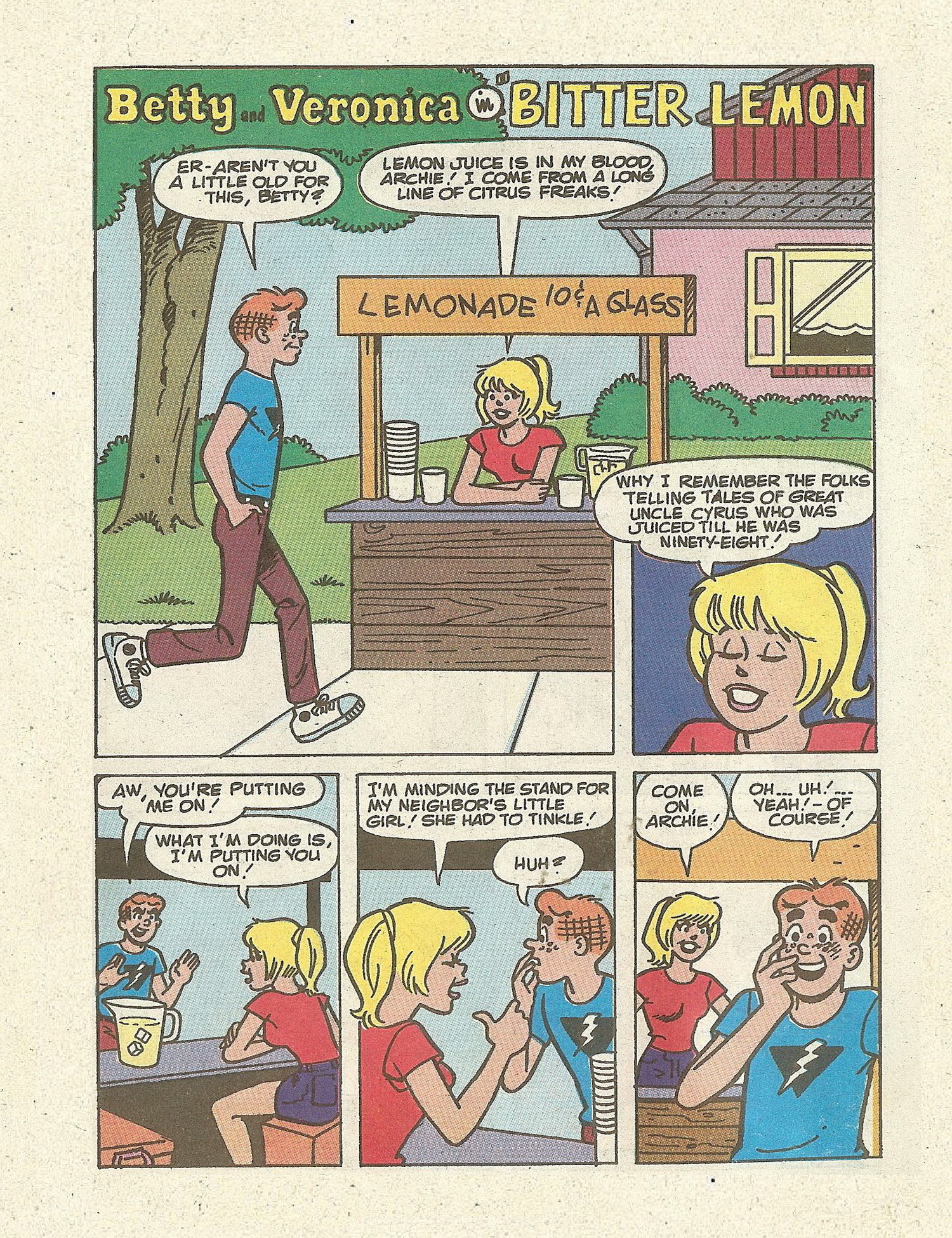Read online Betty and Veronica Digest Magazine comic -  Issue #70 - 85