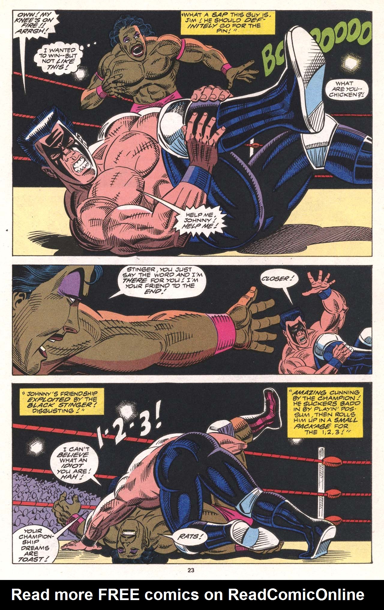 Read online WCW World Championship Wrestling comic -  Issue #10 - 24