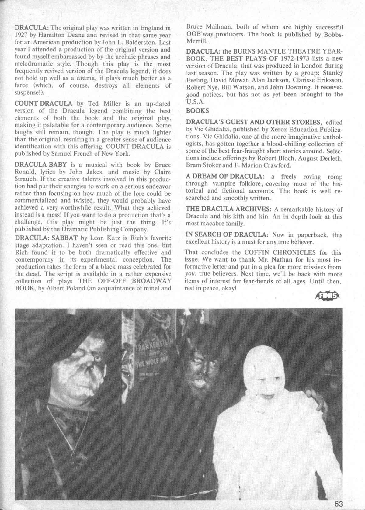 Read online Dracula Lives comic -  Issue #7 - 60