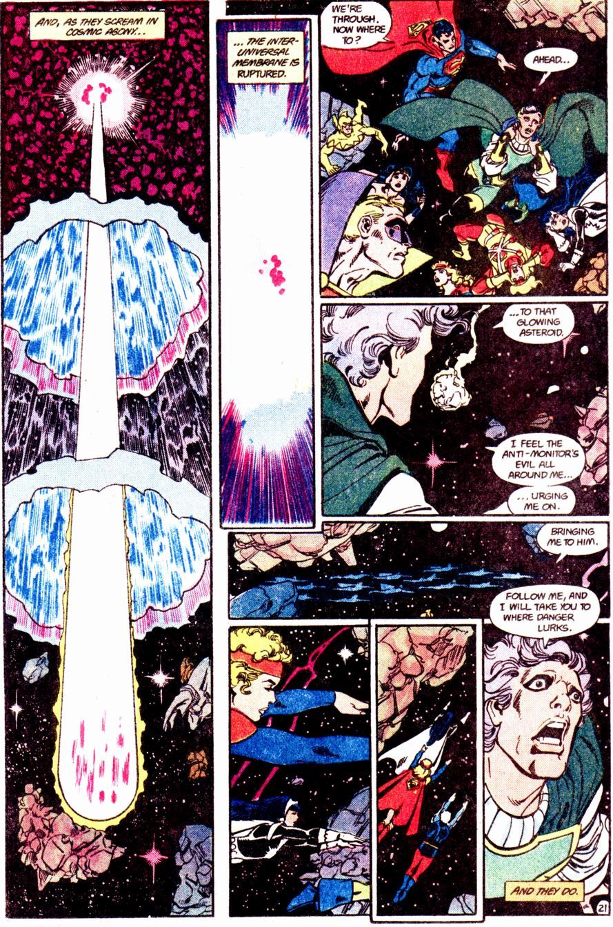 Read online Crisis on Infinite Earths (1985) comic -  Issue #7 - 22