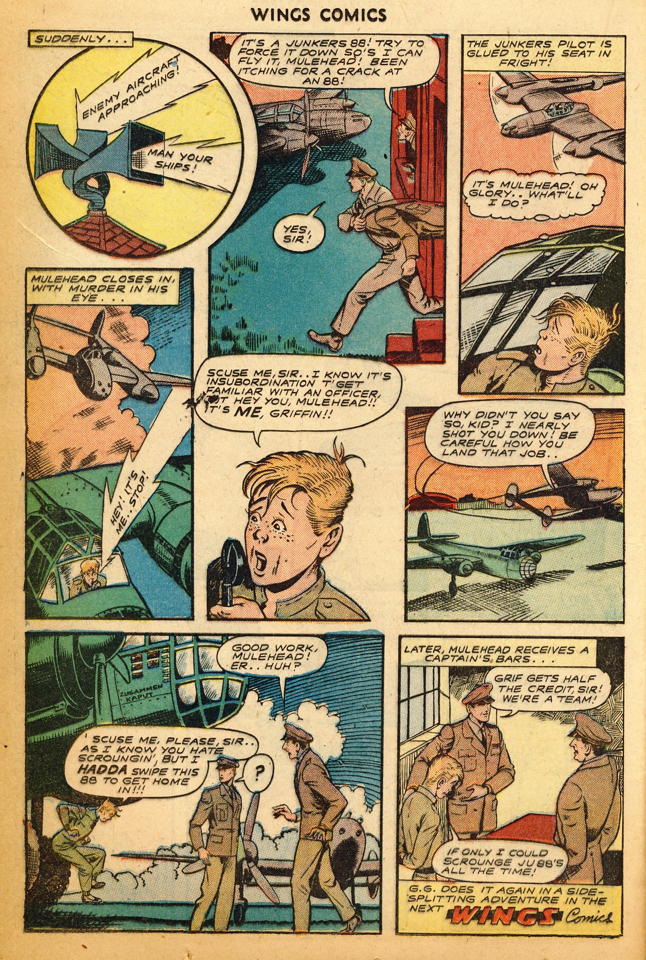 Read online Wings Comics comic -  Issue #52 - 20