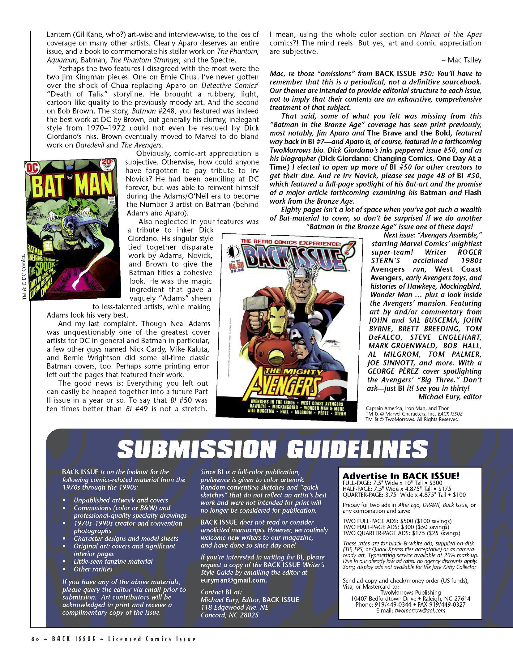 Read online Back Issue comic -  Issue #55 - 79