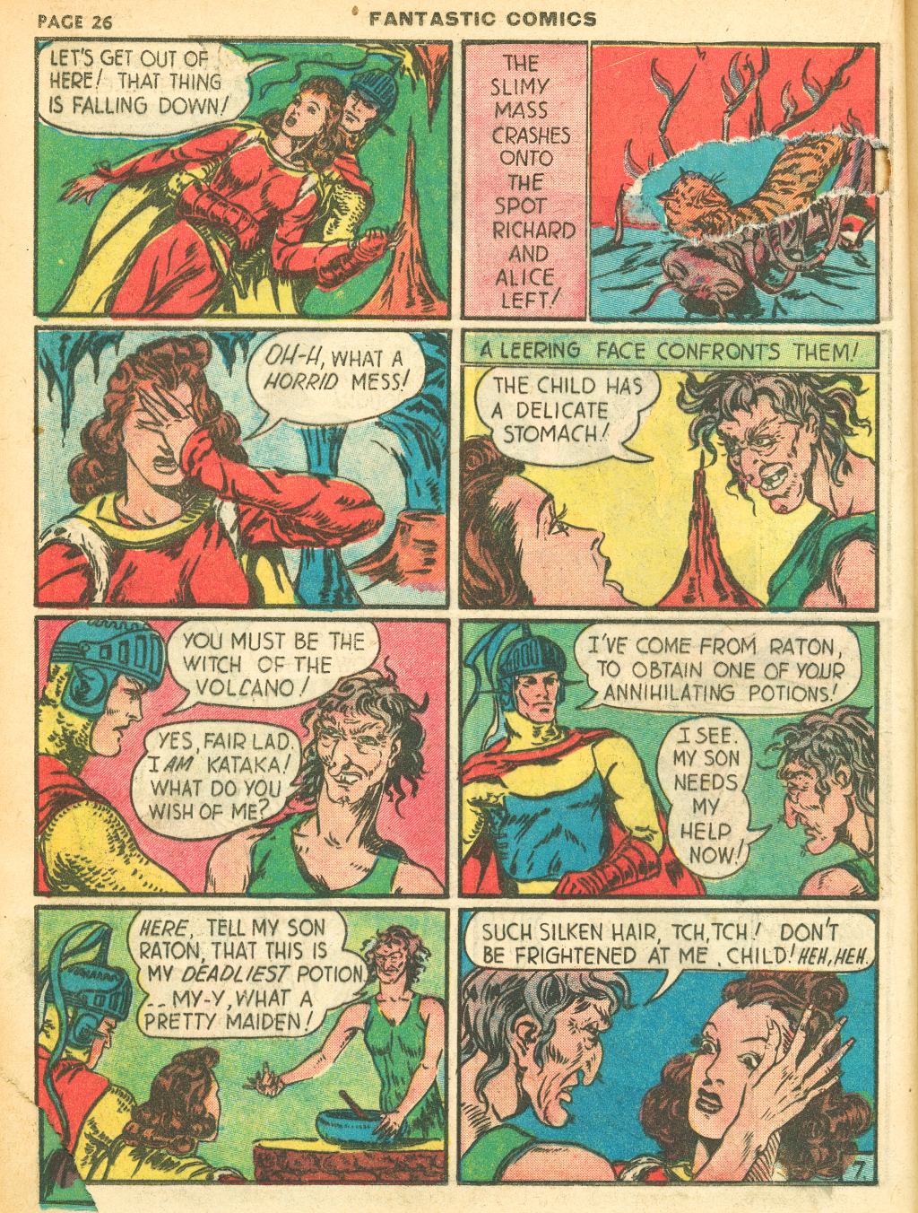 Read online Fantastic Comics comic -  Issue #12 - 28