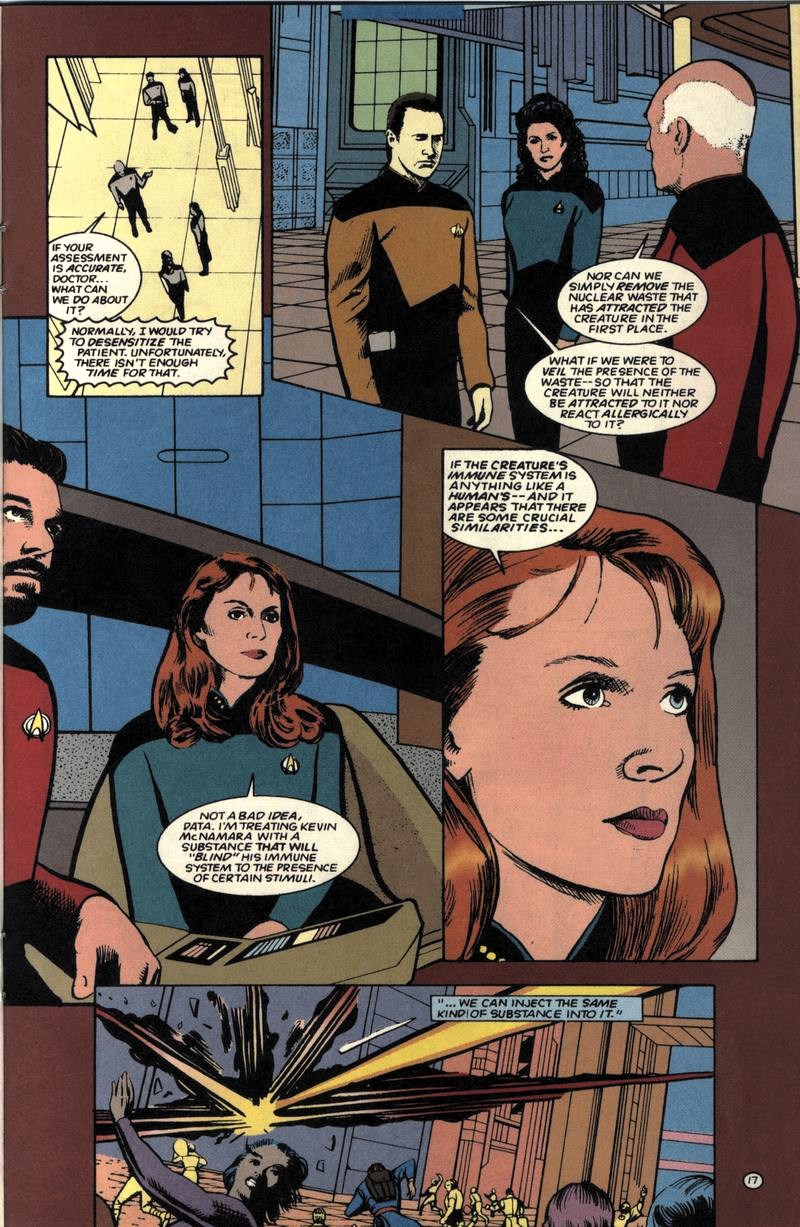 Read online Star Trek: The Next Generation (1989) comic -  Issue #66 - 17