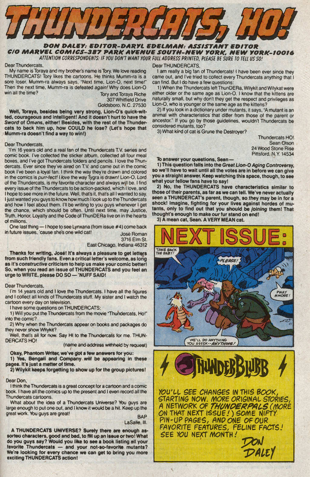 Read online ThunderCats (1985) comic -  Issue #20 - 34