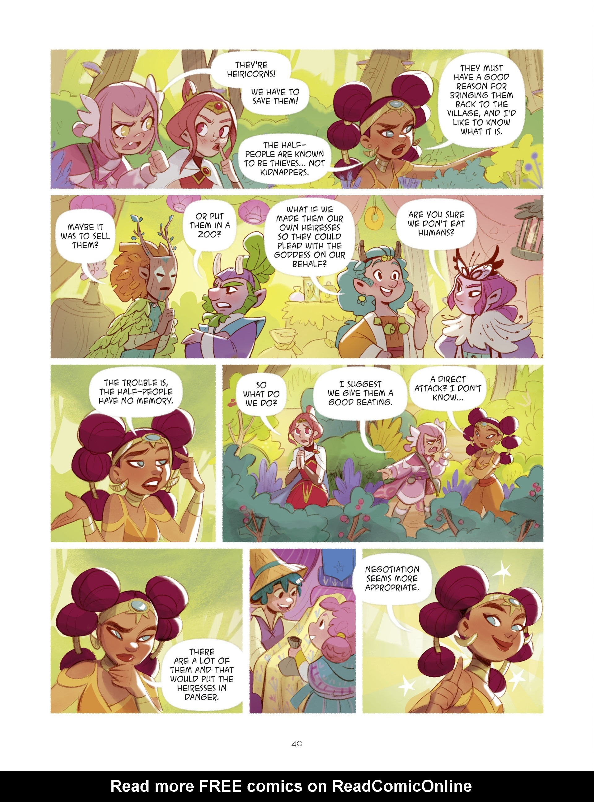 Read online The Unicorn Legacy: Call of the Goddess comic -  Issue # TPB - 39