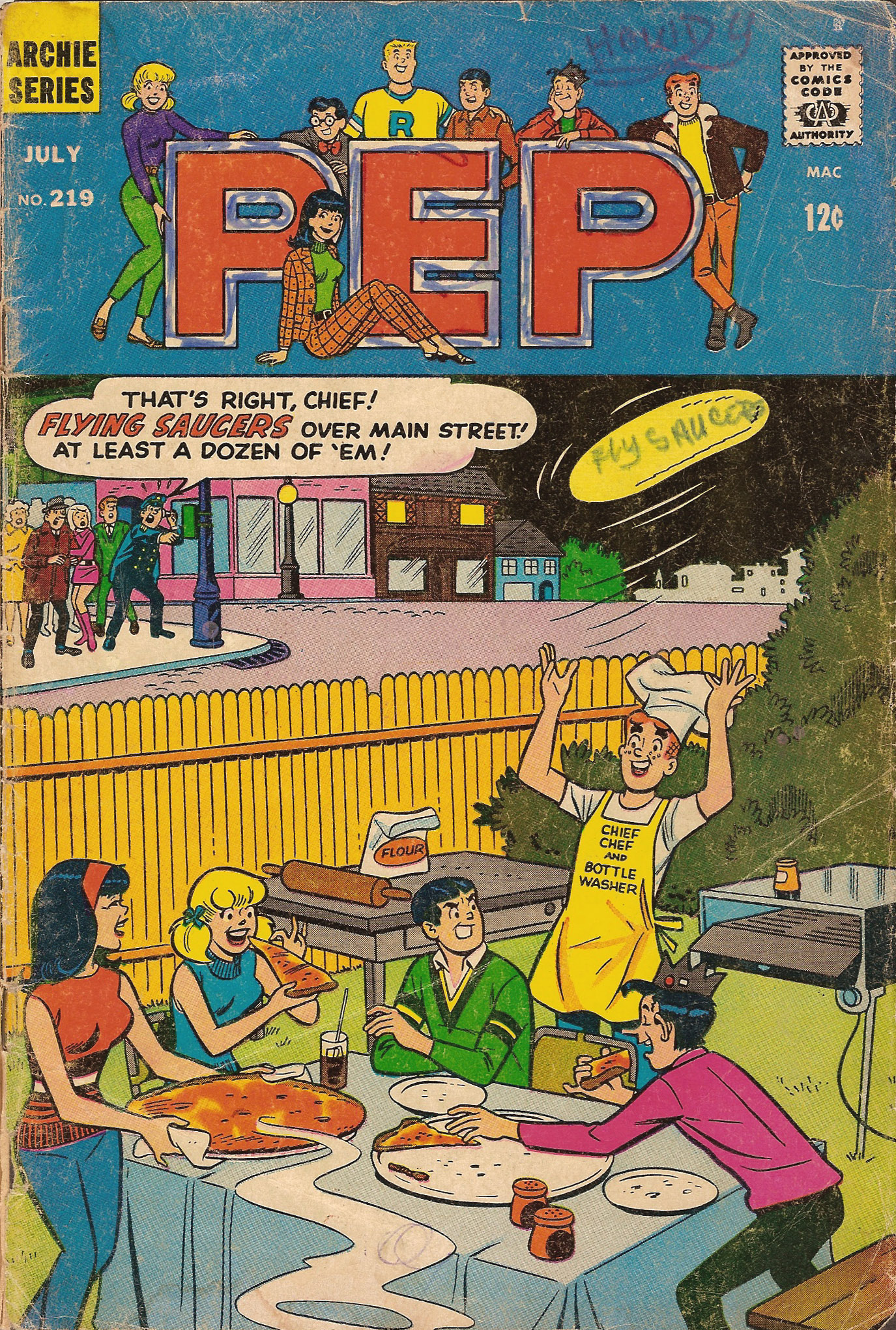Read online Pep Comics comic -  Issue #219 - 1