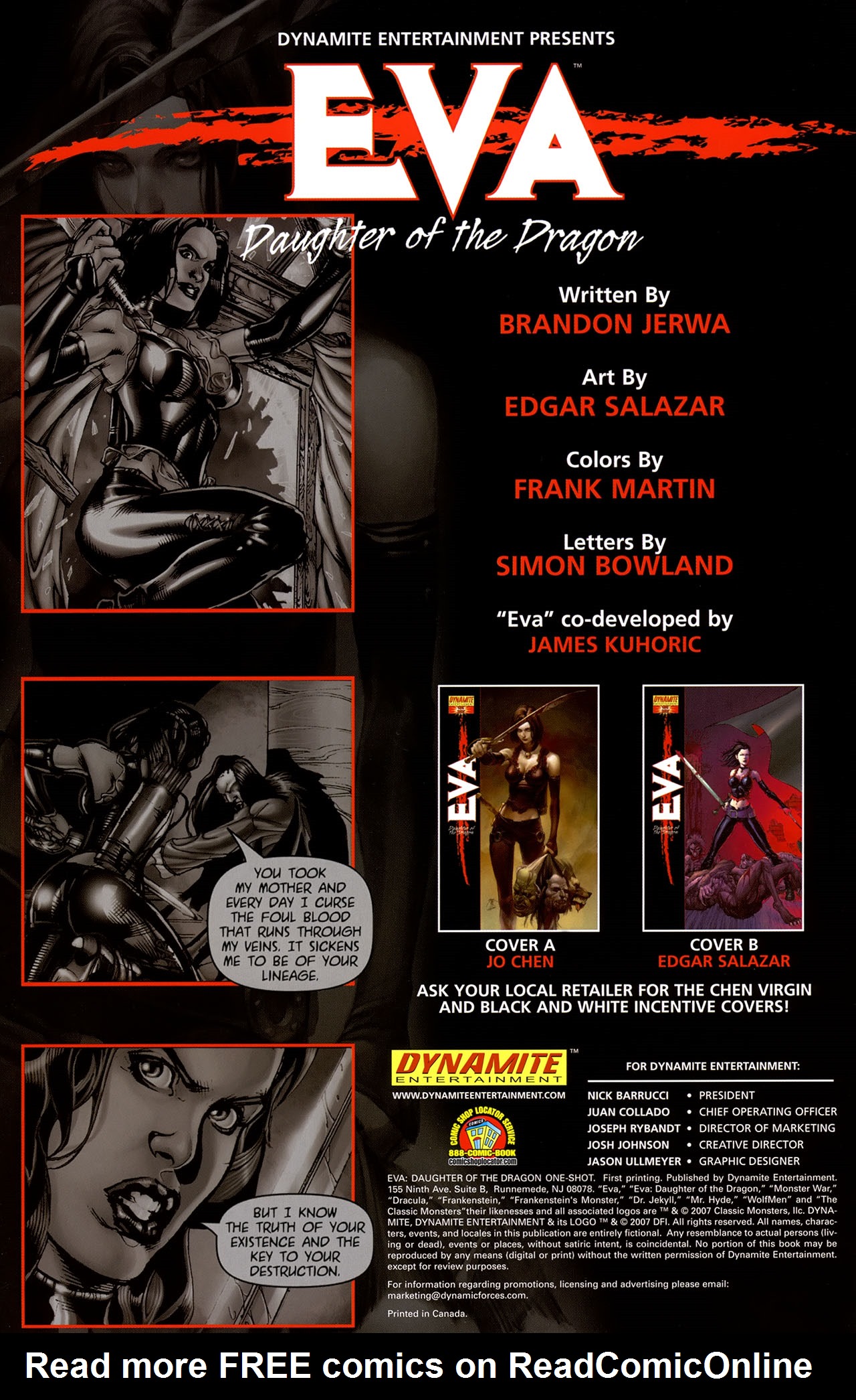 Read online Eva: Daughter of the Dragon comic -  Issue # Full - 2