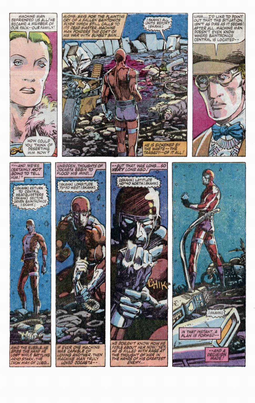 Read online Machine Man (1984) comic -  Issue #4 - 4